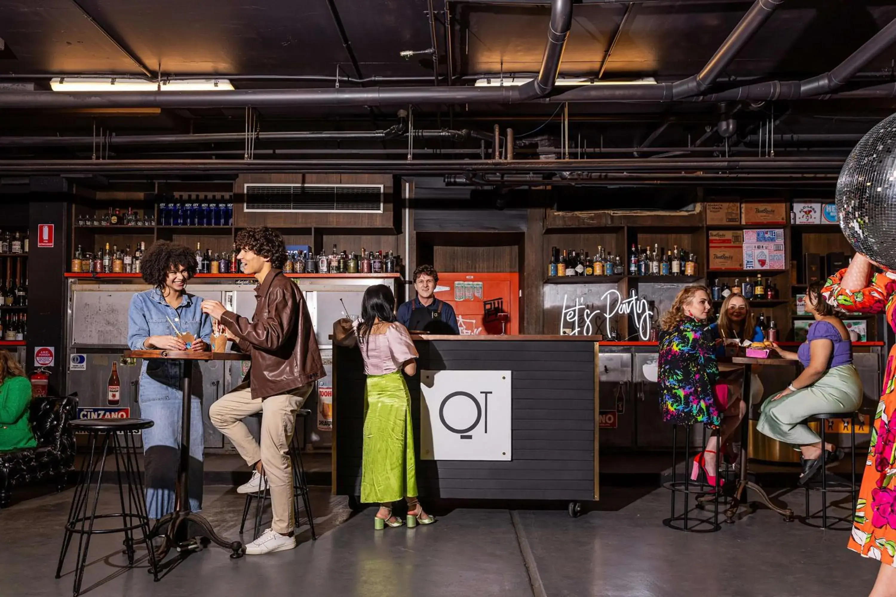 Lounge or bar in QT Canberra Lounge or bar in QT Canberra