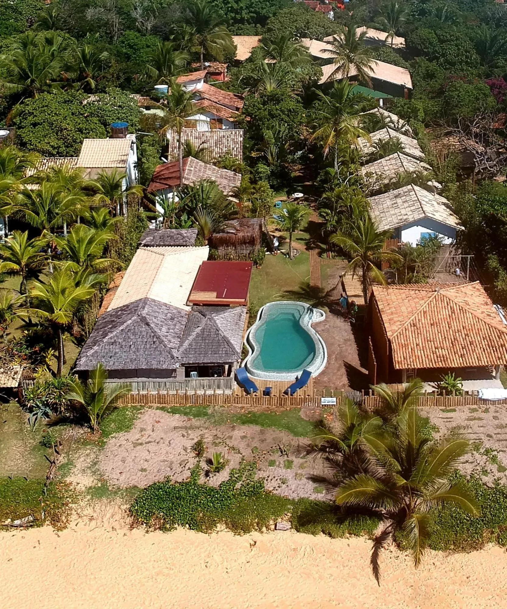 Bird's eye view in Pousada San Antonio Praia