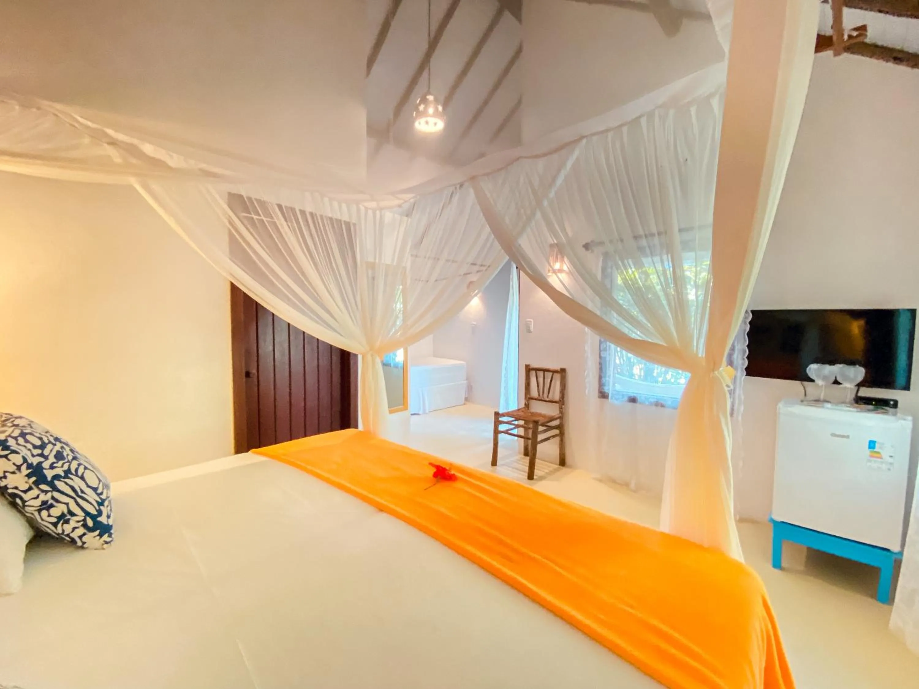 Bed in Pousada San Antonio Praia