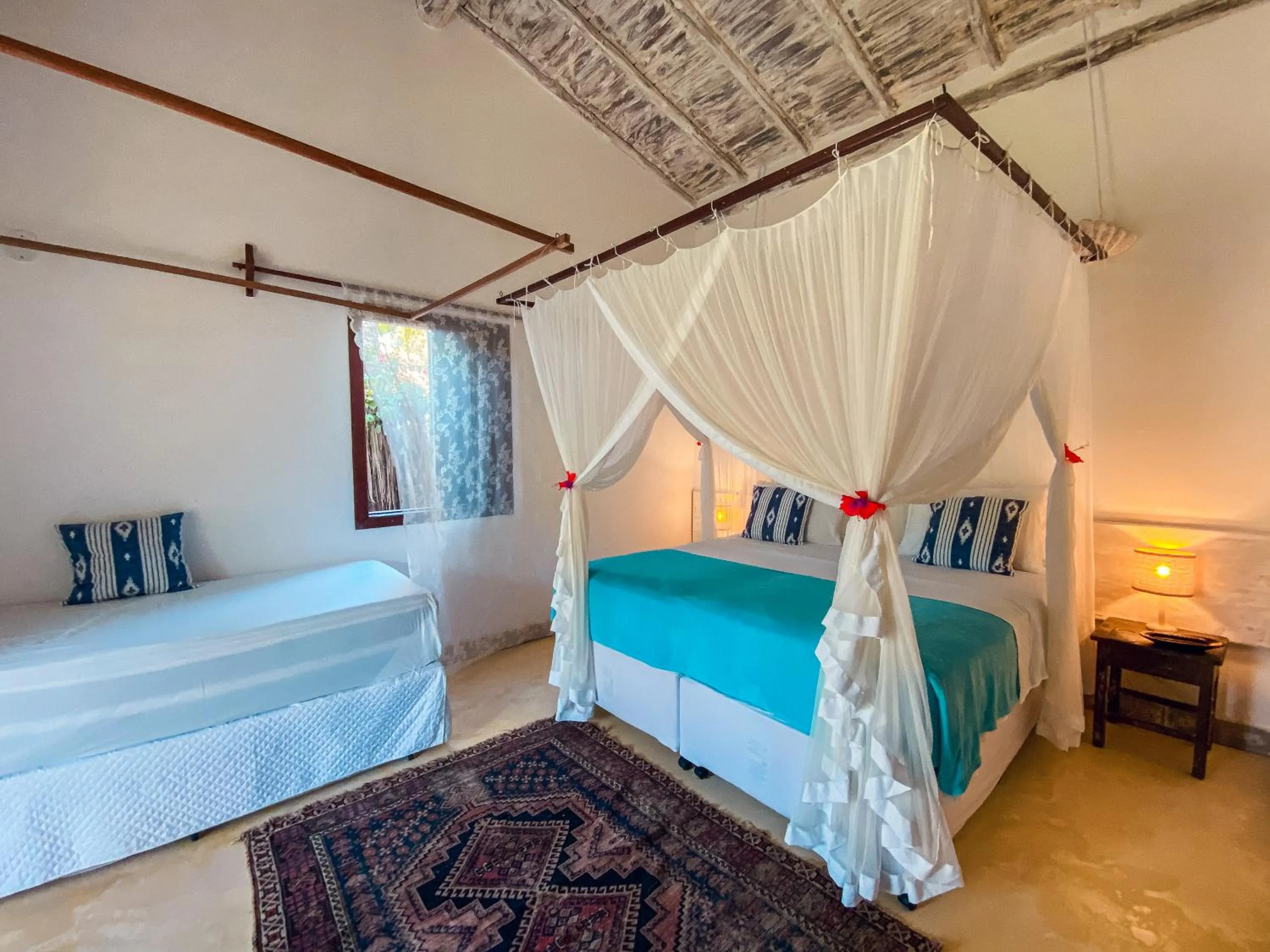 Bed in Pousada San Antonio Praia