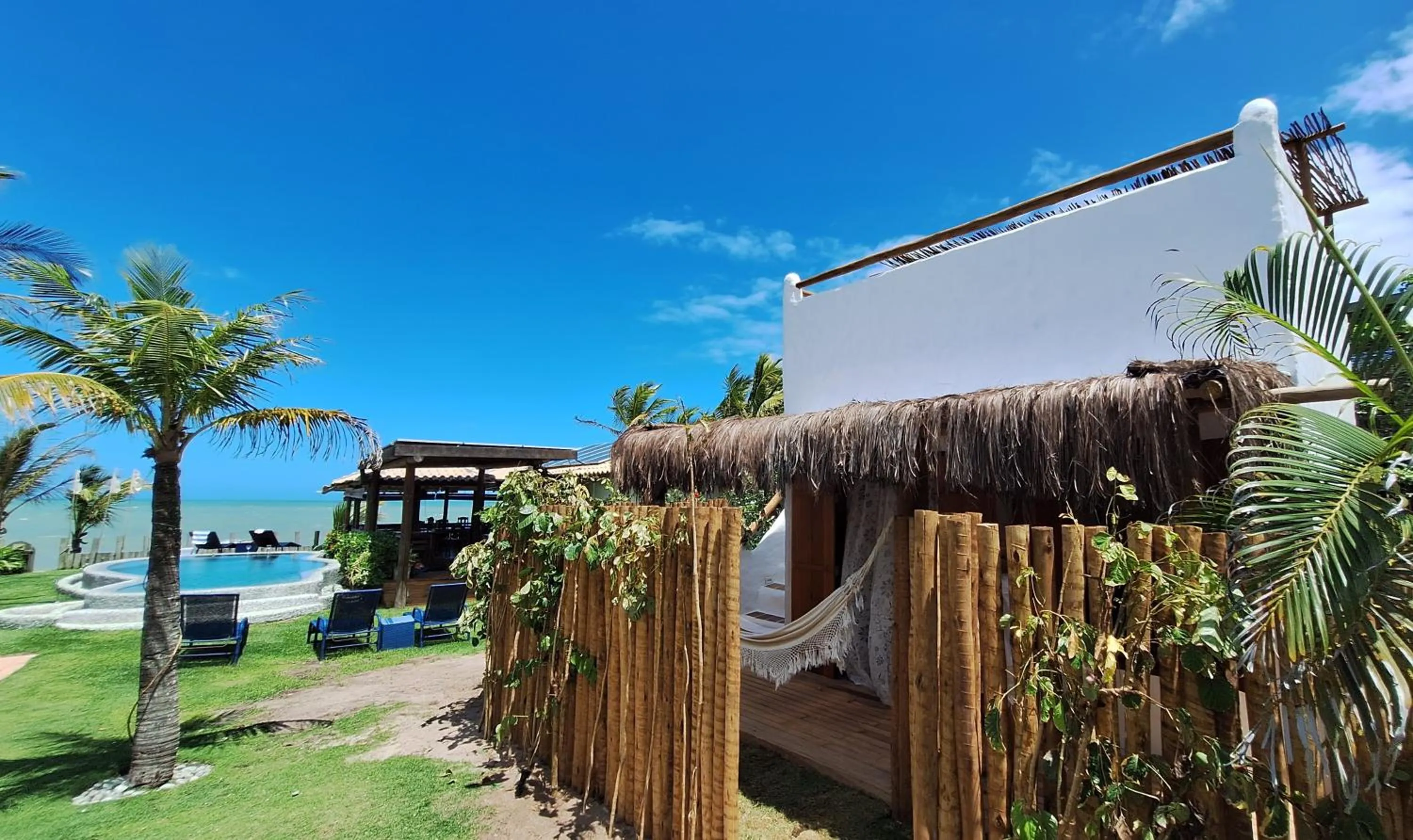 Garden view in Pousada San Antonio Praia