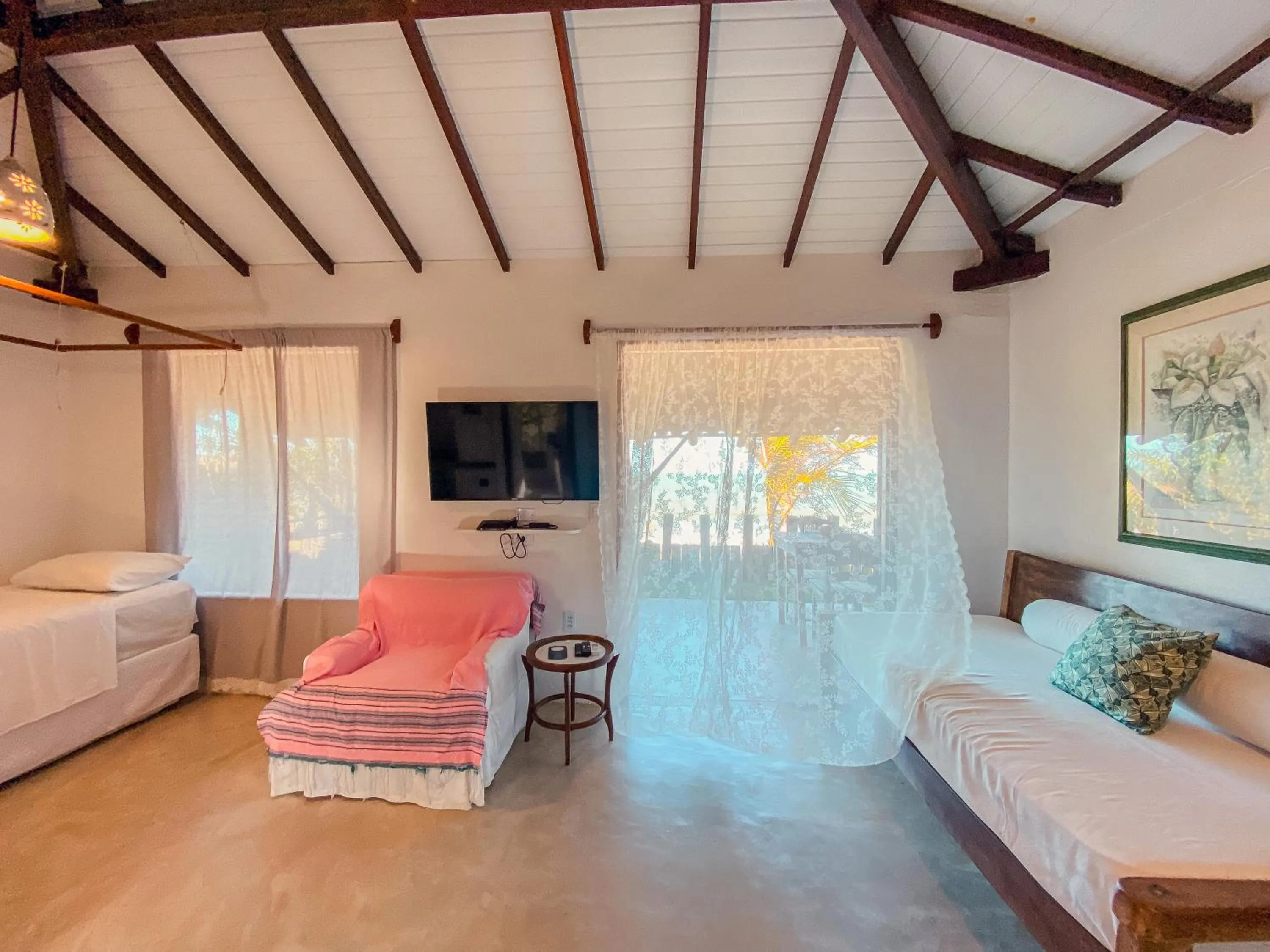 Bed in Pousada San Antonio Praia