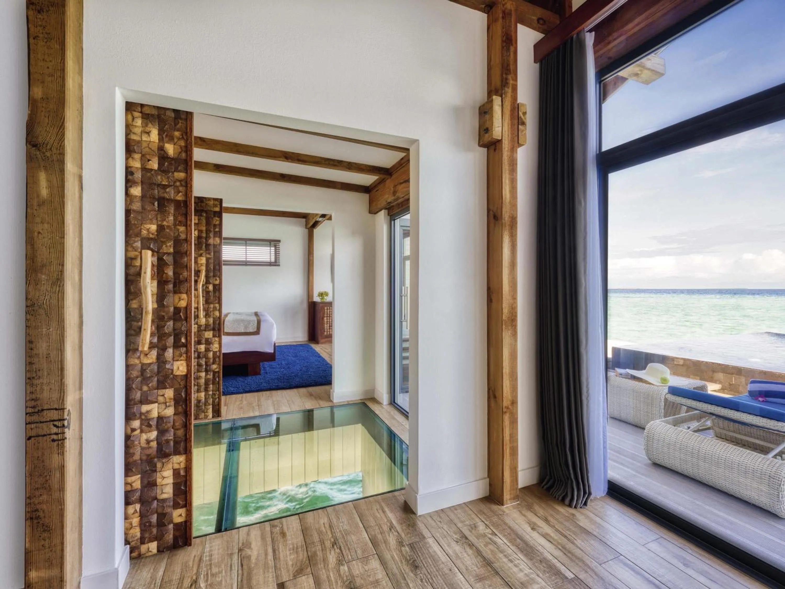 Bedroom, Bed in Kuredhivaru Resort and Spa - Maldives