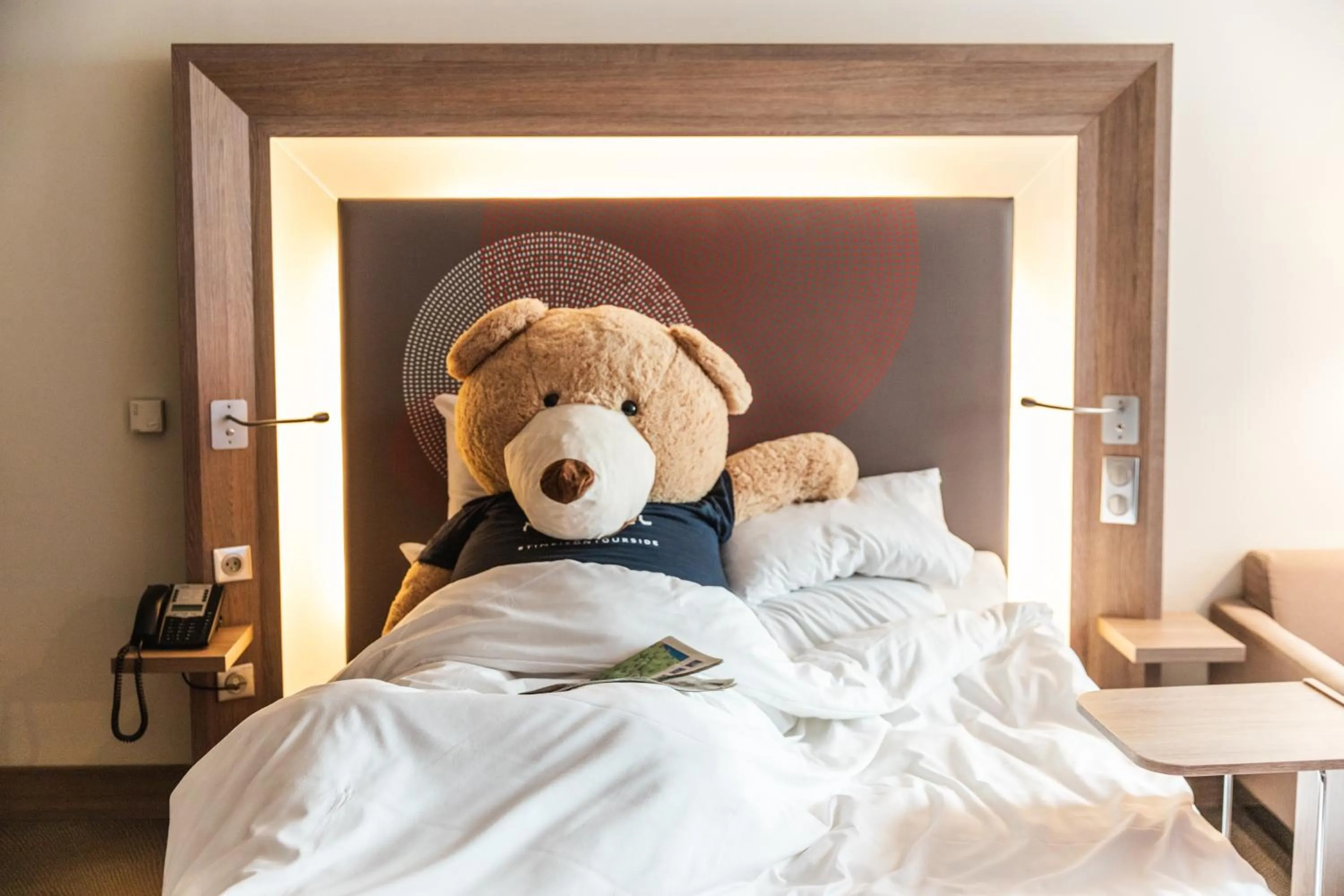 Bed in Novotel Toulouse Centre Wilson