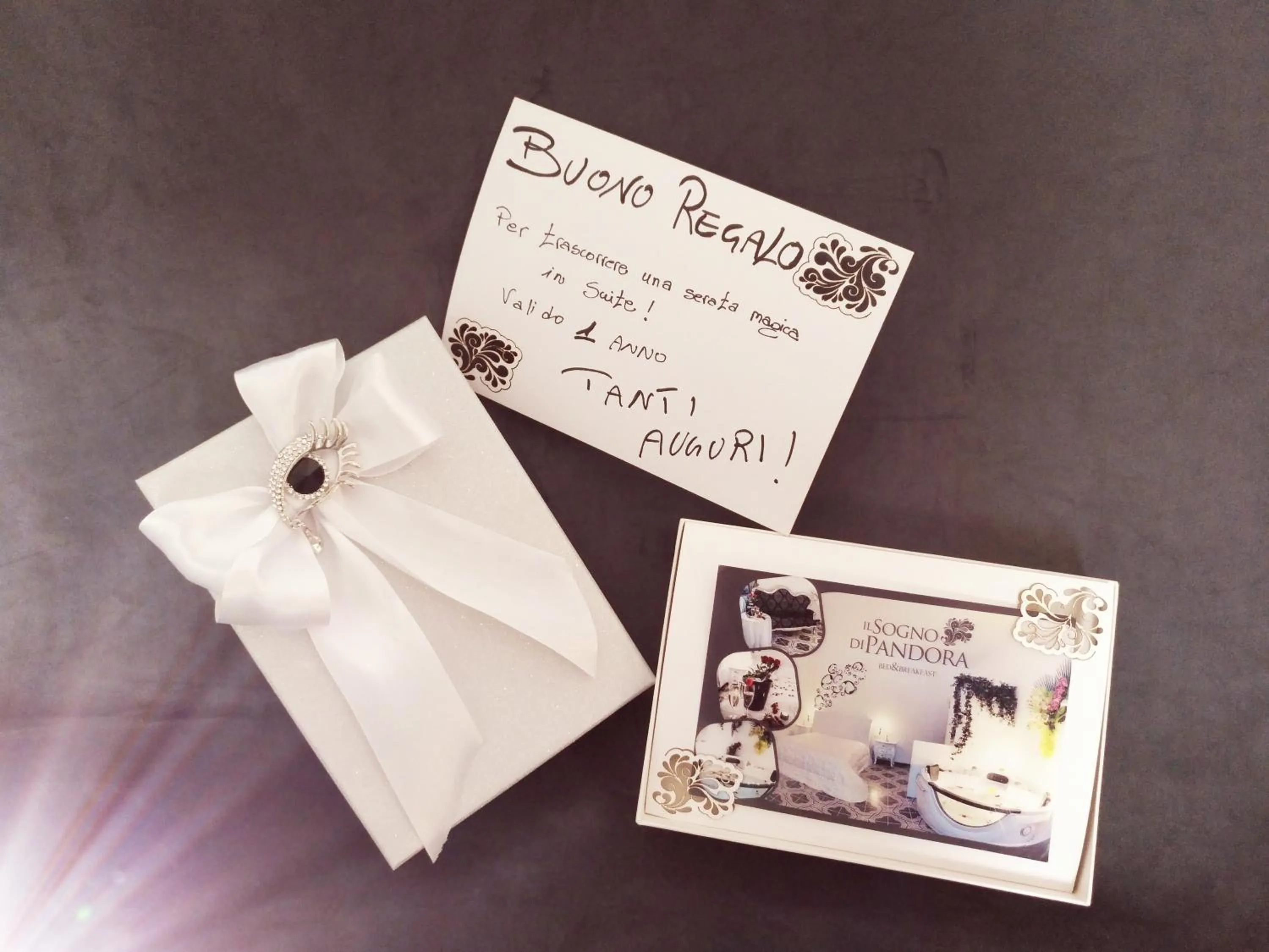 Text overlay in Il Sogno Di Pandora