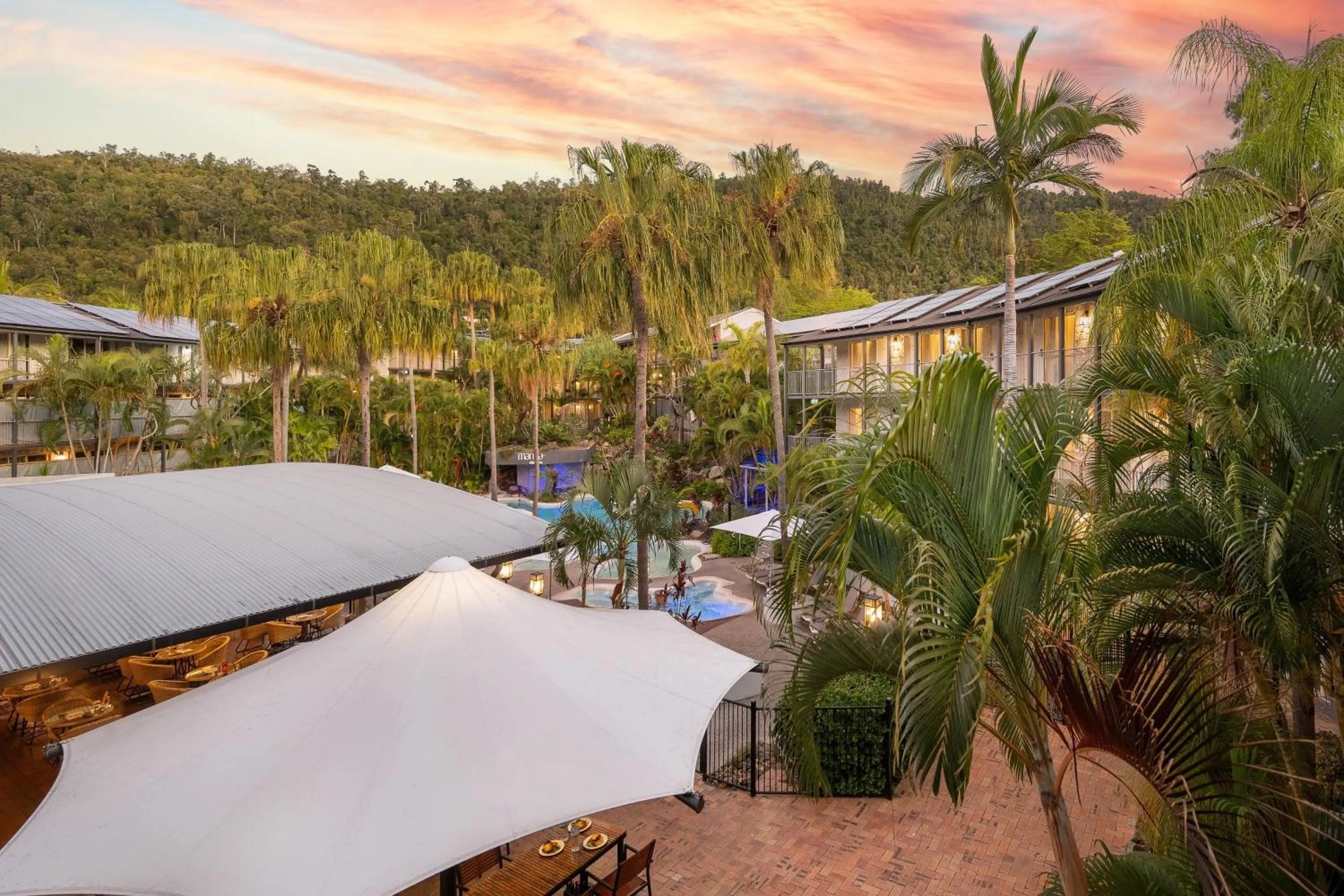 Pool view in Mantra Club Croc