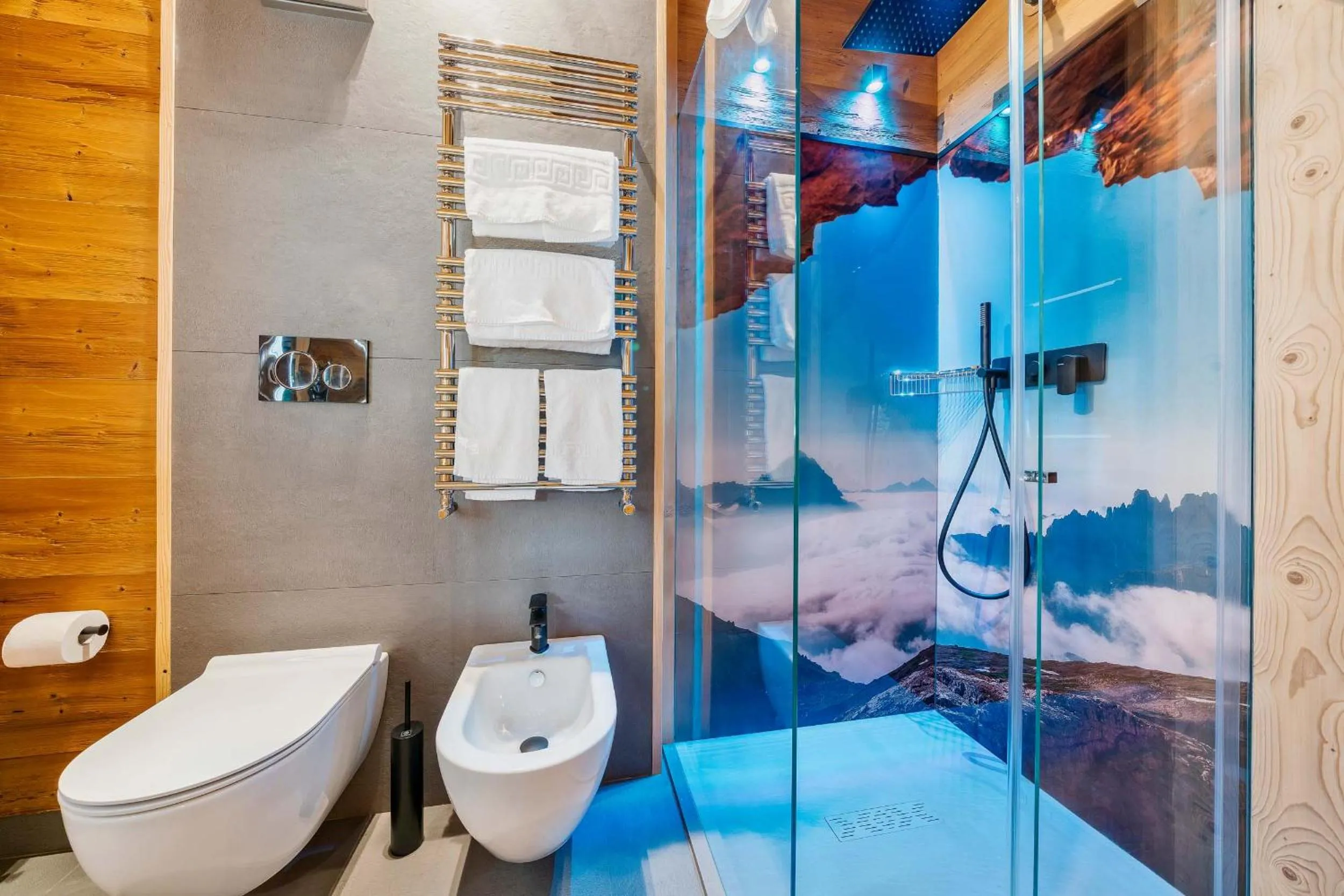 Bathroom in Hotel Villa Alpina ***S