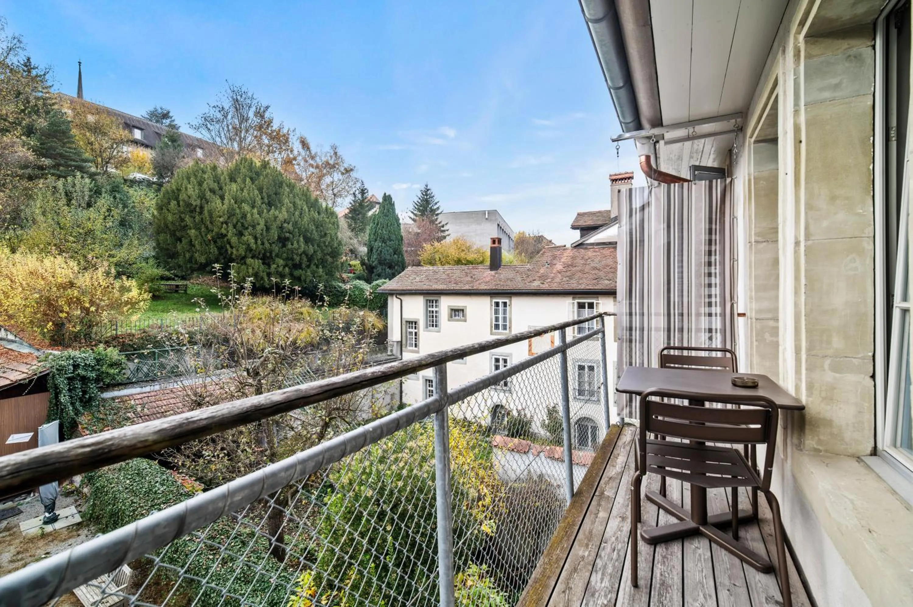 Balcony/Terrace in Hotel Hine Adon Fribourg