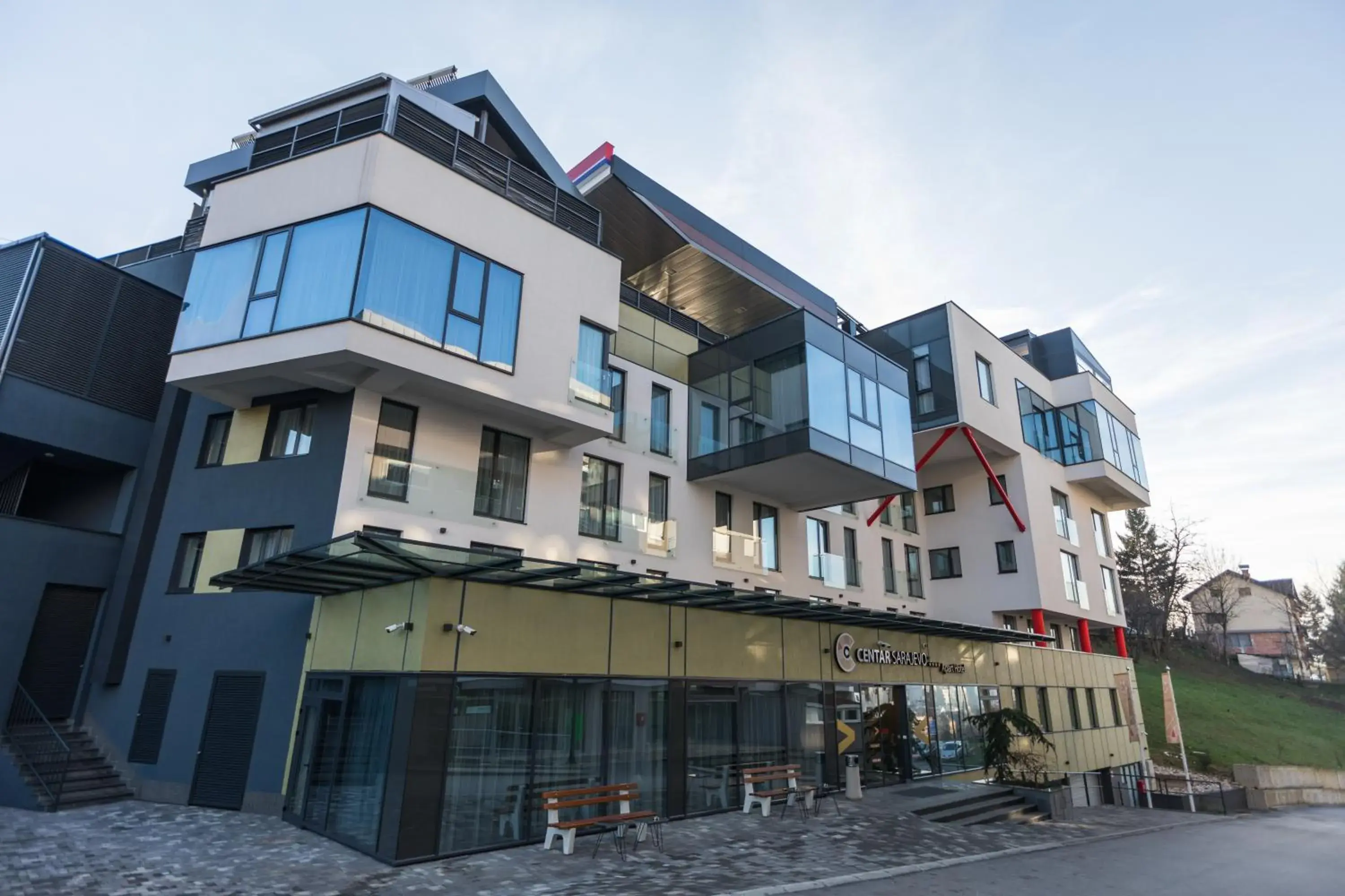 Property building in Aparthotel Centar Sarajevo Property building in Aparthotel Centar Sarajevo