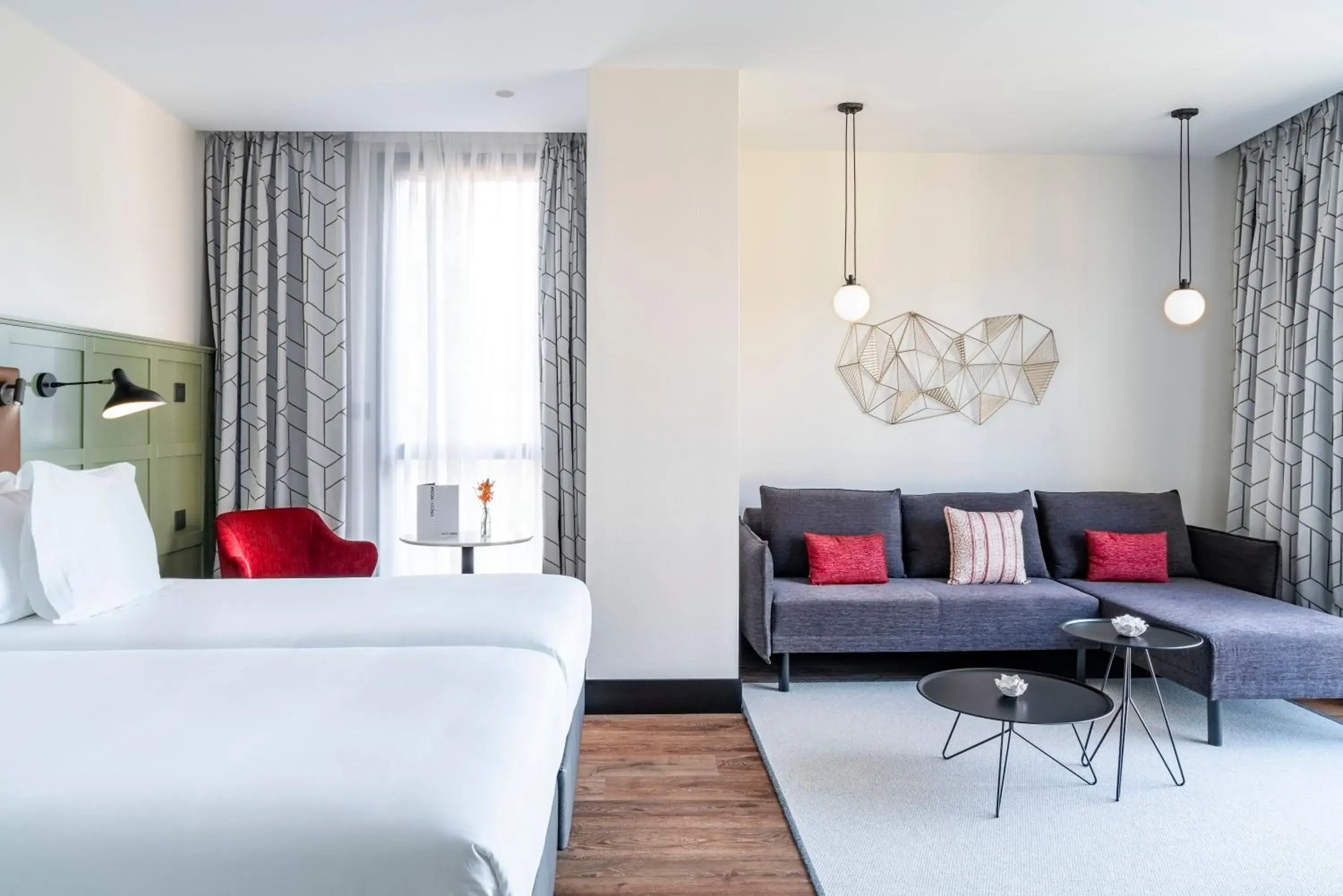 Living room, Bed in Vincci Consulado de Bilbao Living room, Bed in Vincci Consulado de Bilbao