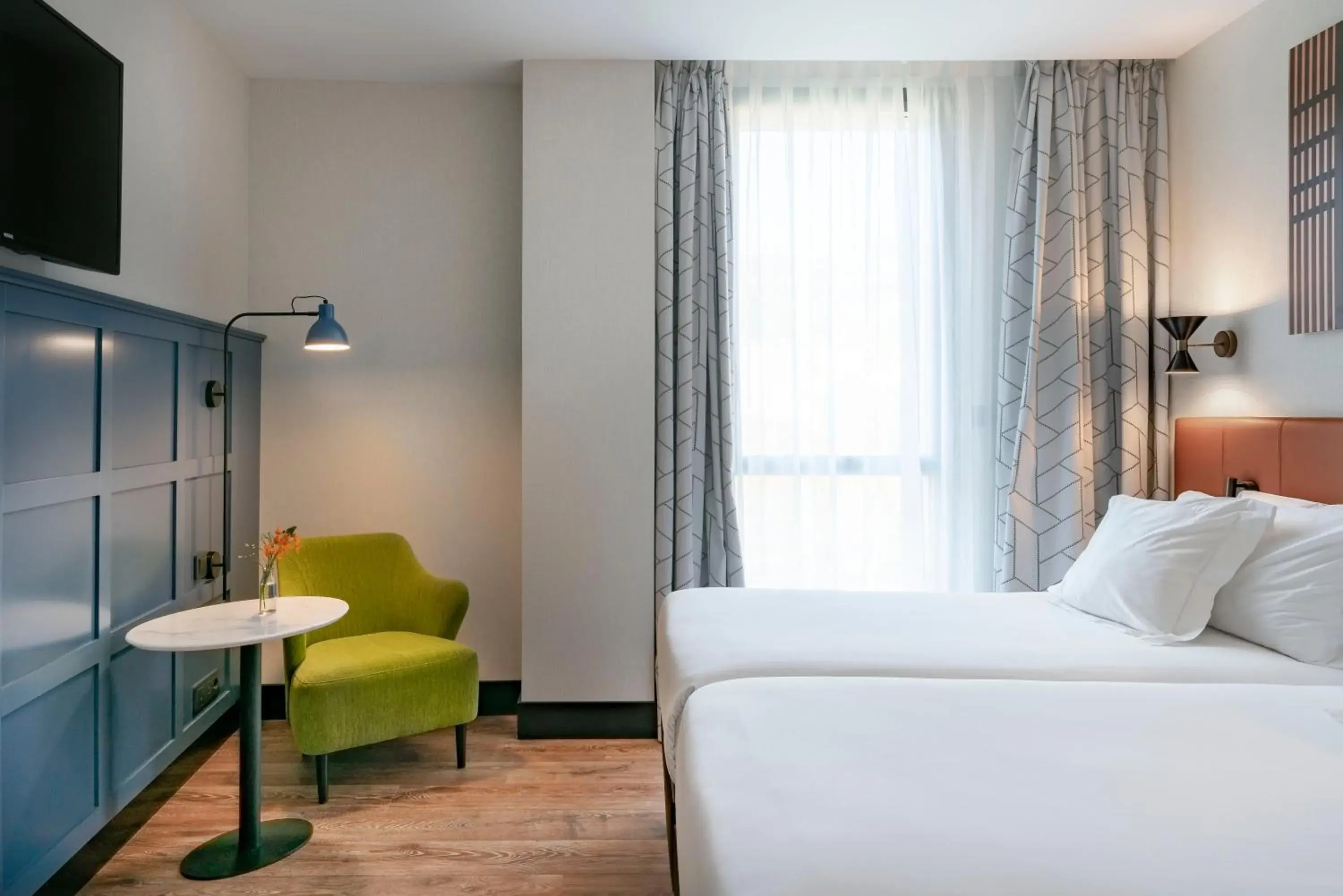 Bedroom, Bed in Vincci Consulado de Bilbao Bedroom, Bed in Vincci Consulado de Bilbao