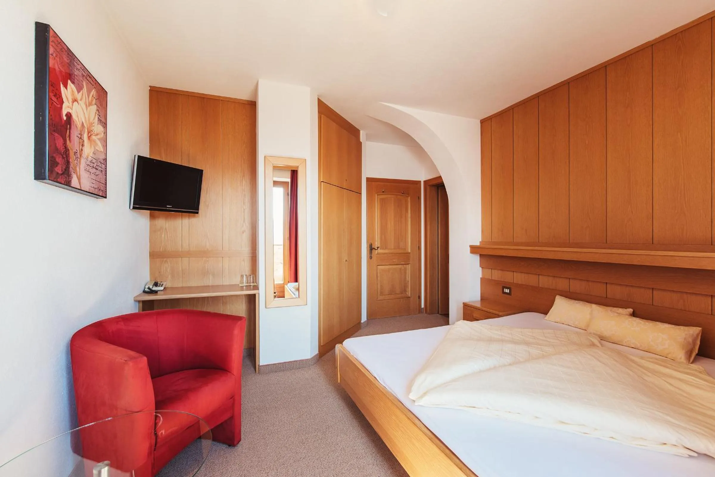 Bed in Pension Wiesenrain