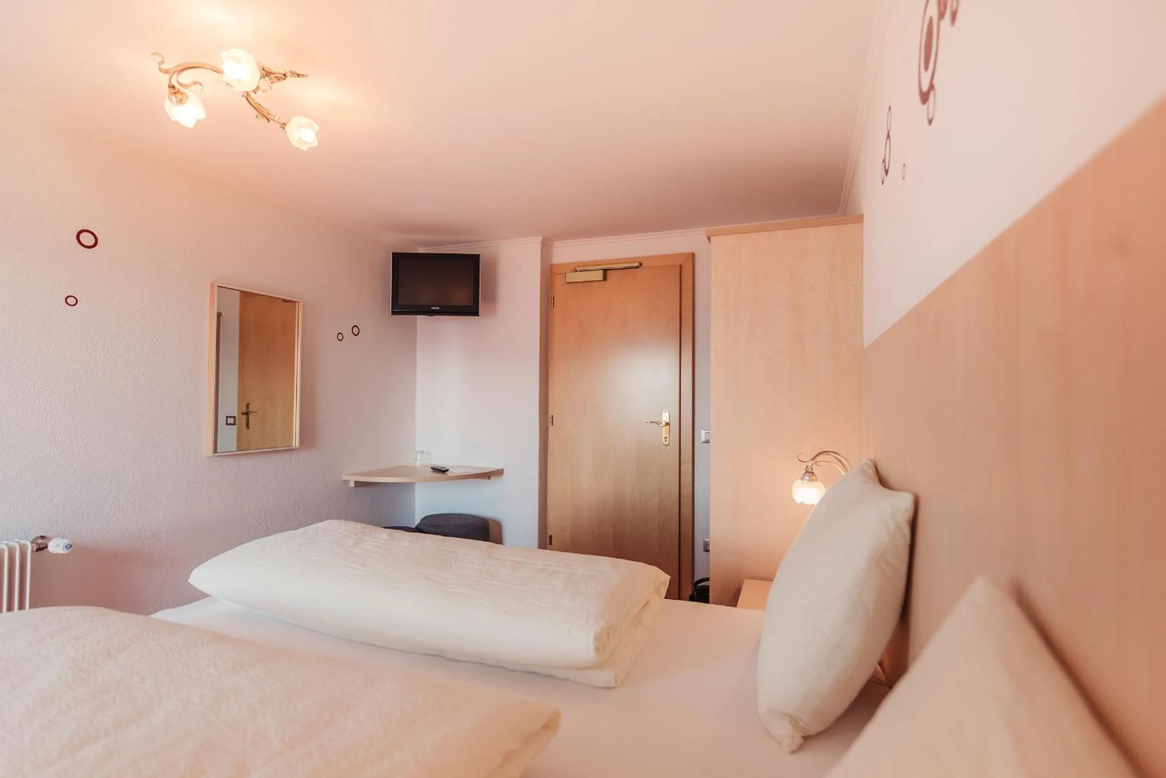 Decorative detail, Bed in Pension Wiesenrain