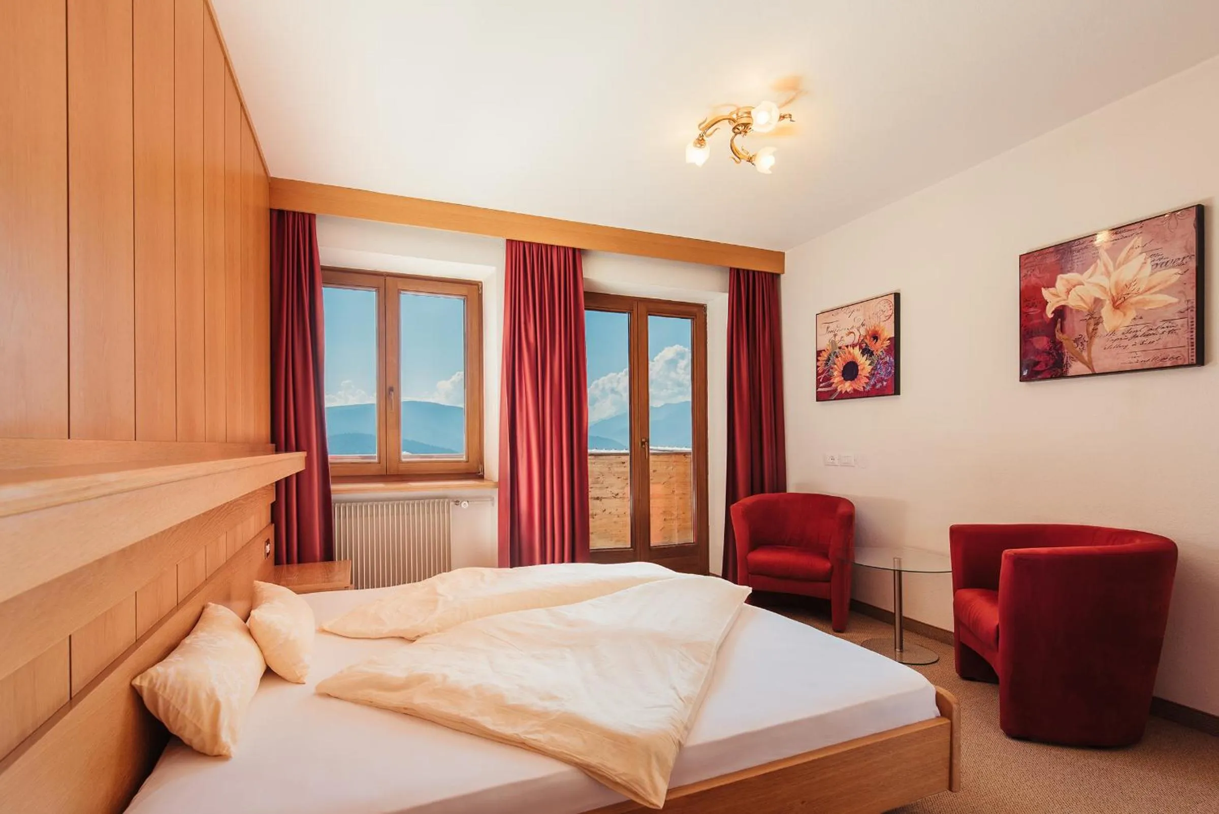 Decorative detail, Bed in Pension Wiesenrain