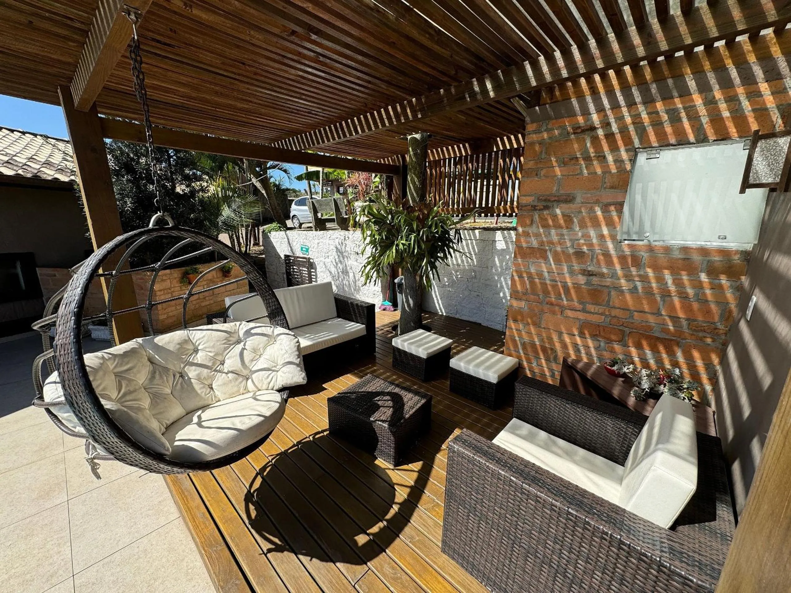 Lounge or bar in Pousada Bangalôs do Rosa