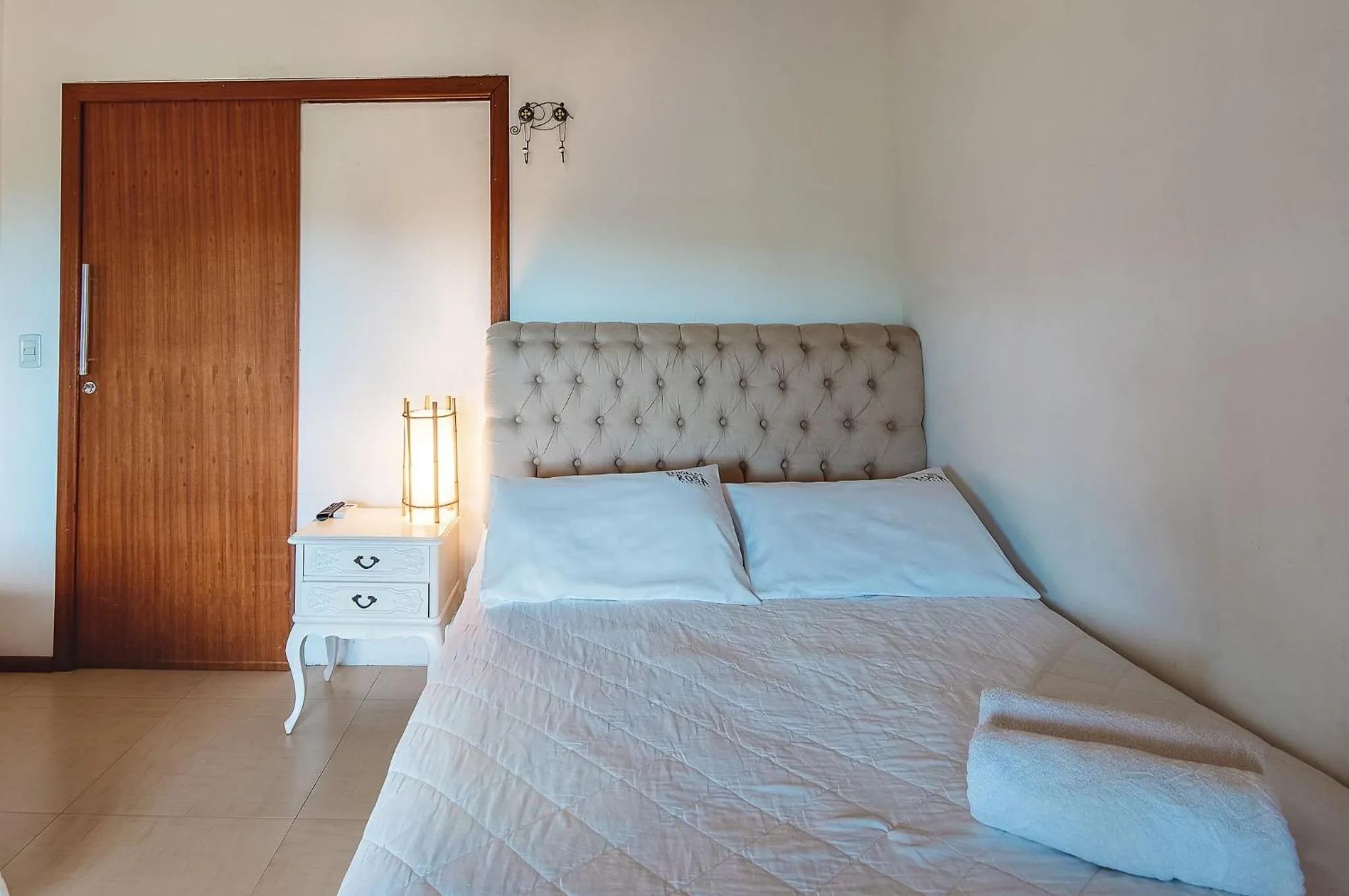 Bedroom, Bed in Pousada Bangalôs do Rosa