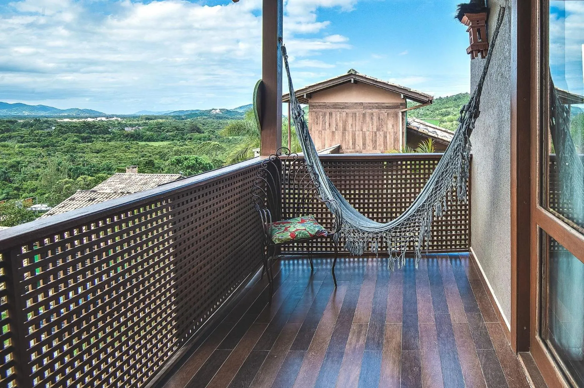 Balcony/Terrace in Pousada Bangalôs do Rosa