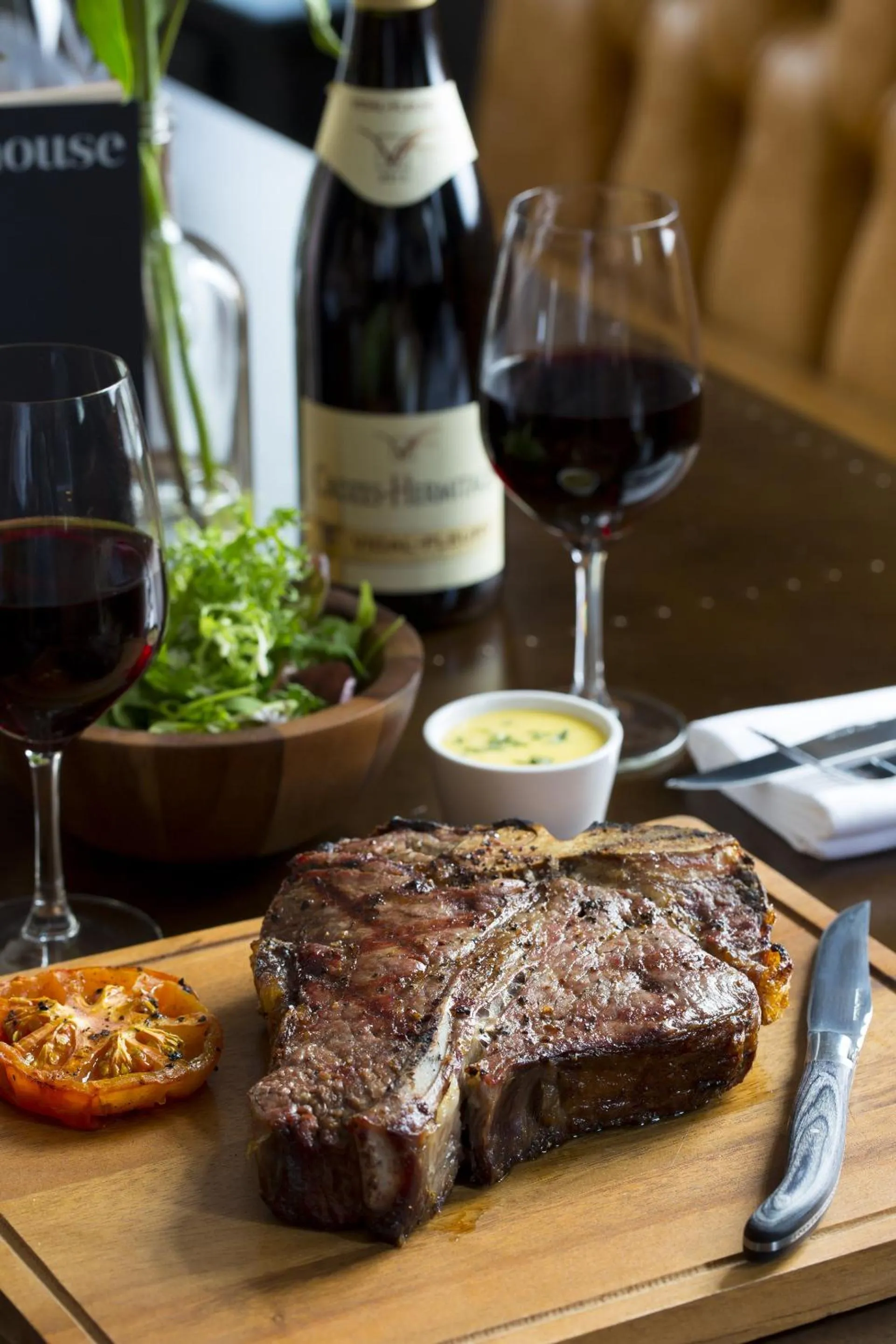 Food and drinks in The Porterhouse grill & rooms