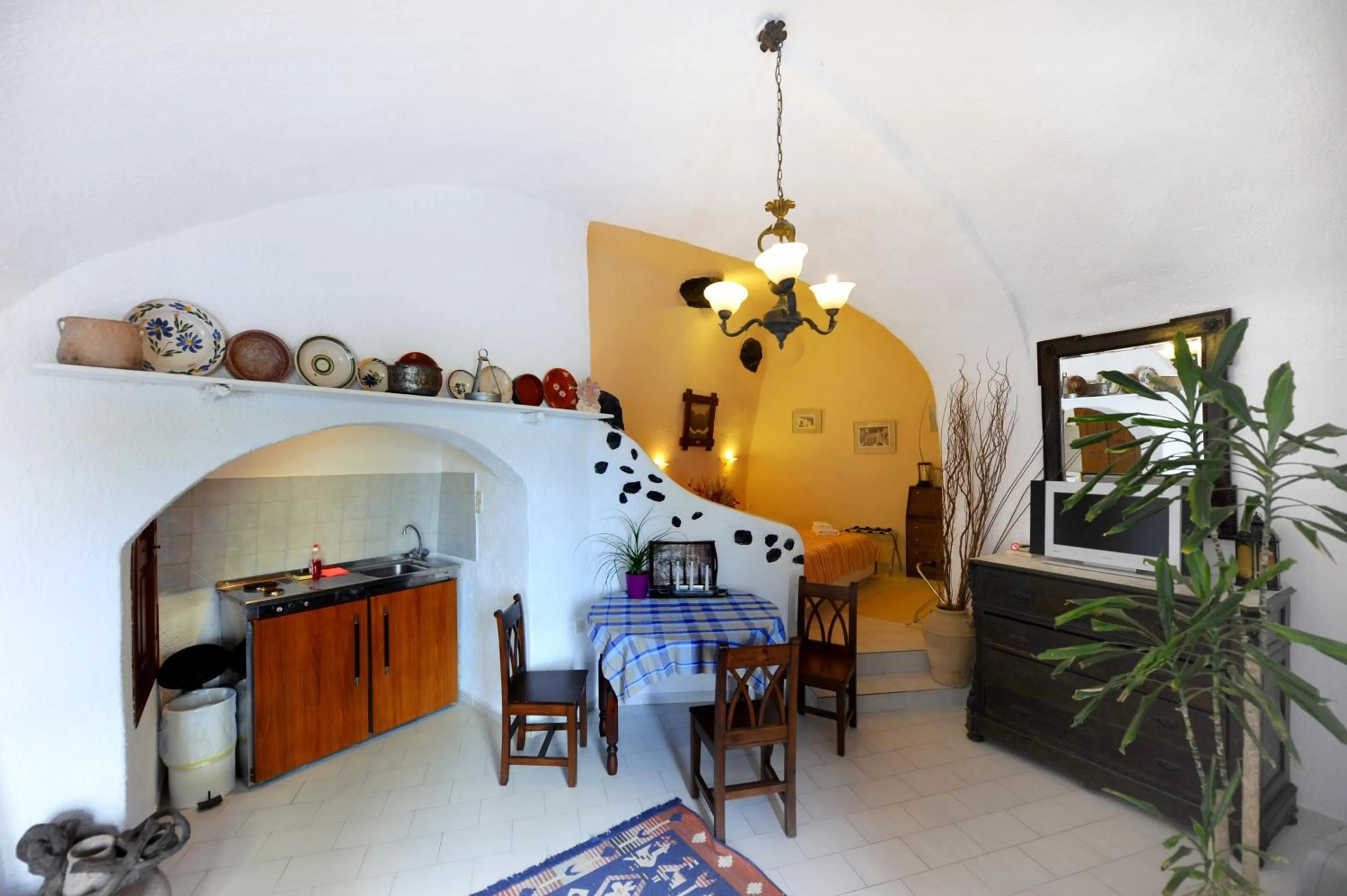 Kitchen or kitchenette in Kavalari Hotel - Adults Only