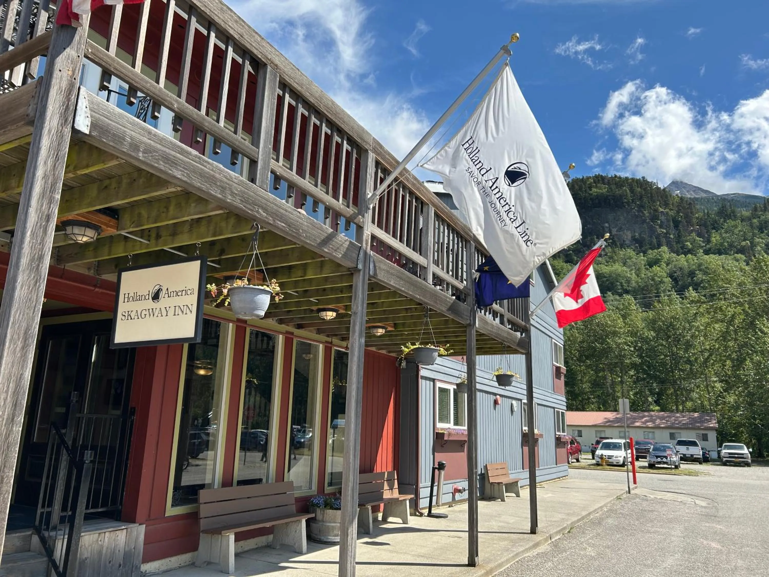 Property building in Holland America Skagway Inn