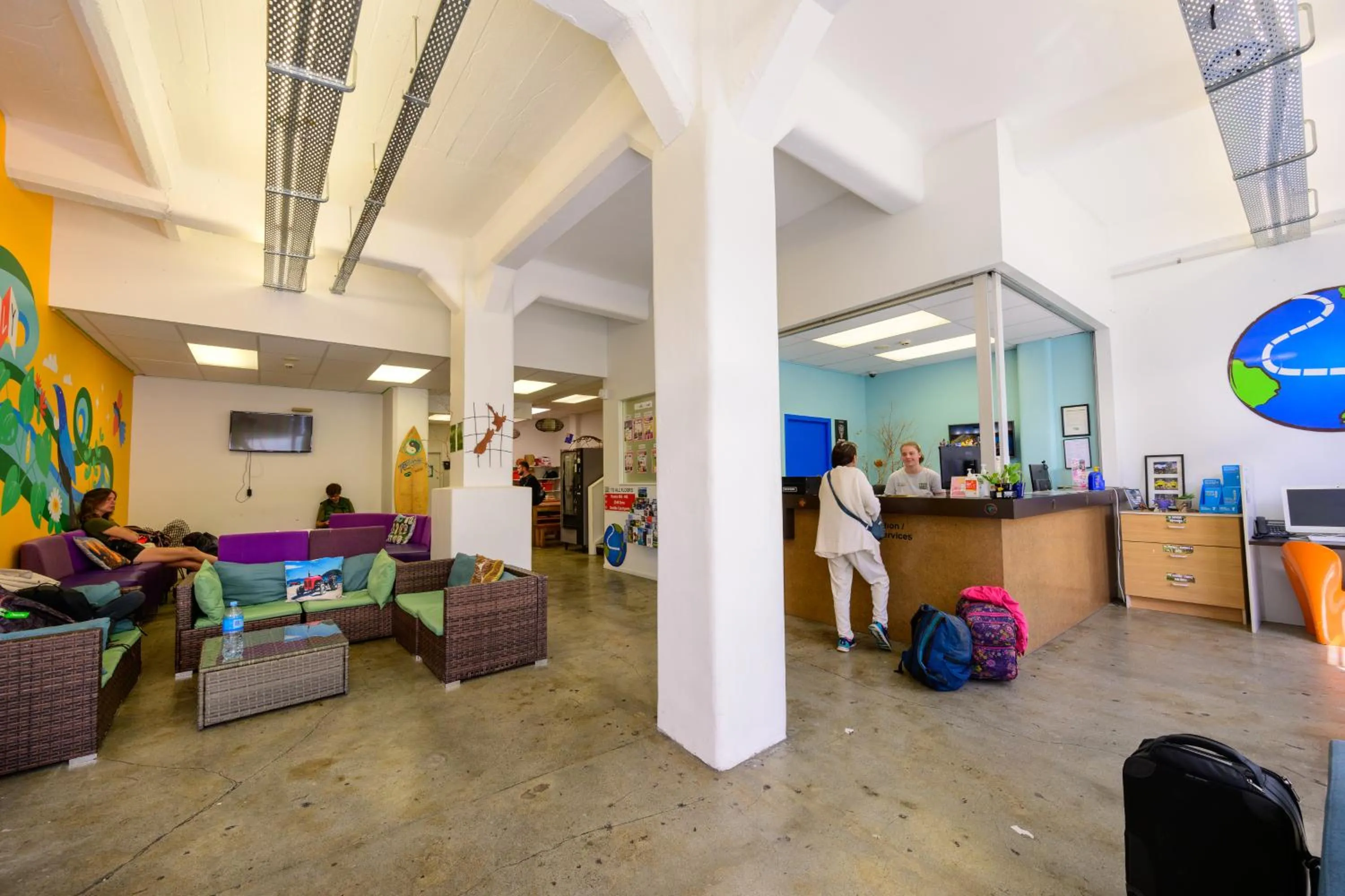 Lobby or reception in Trek Global Backpackers