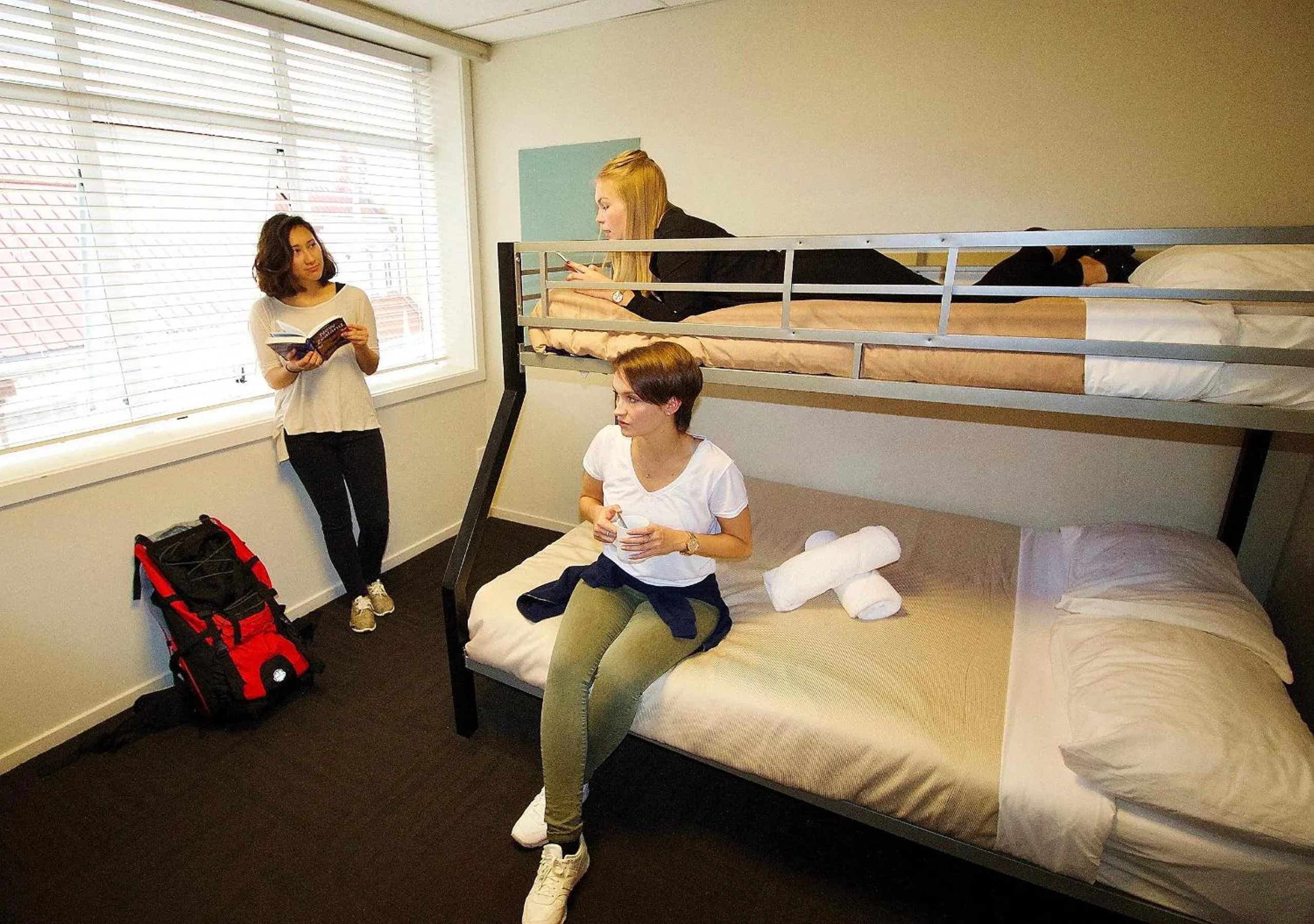 People, Bed in Trek Global Backpackers