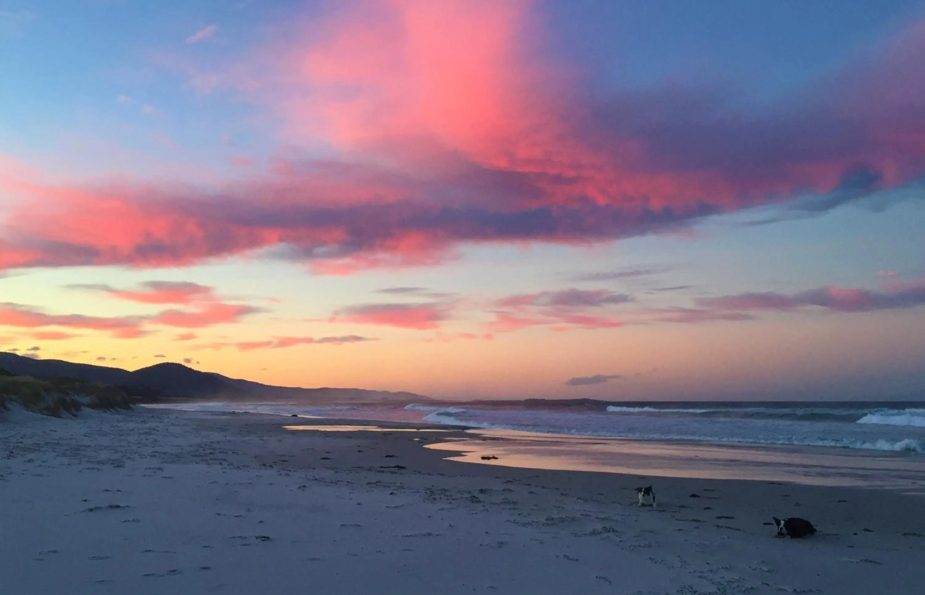 Sunset in Sandpiper Ocean Cottages