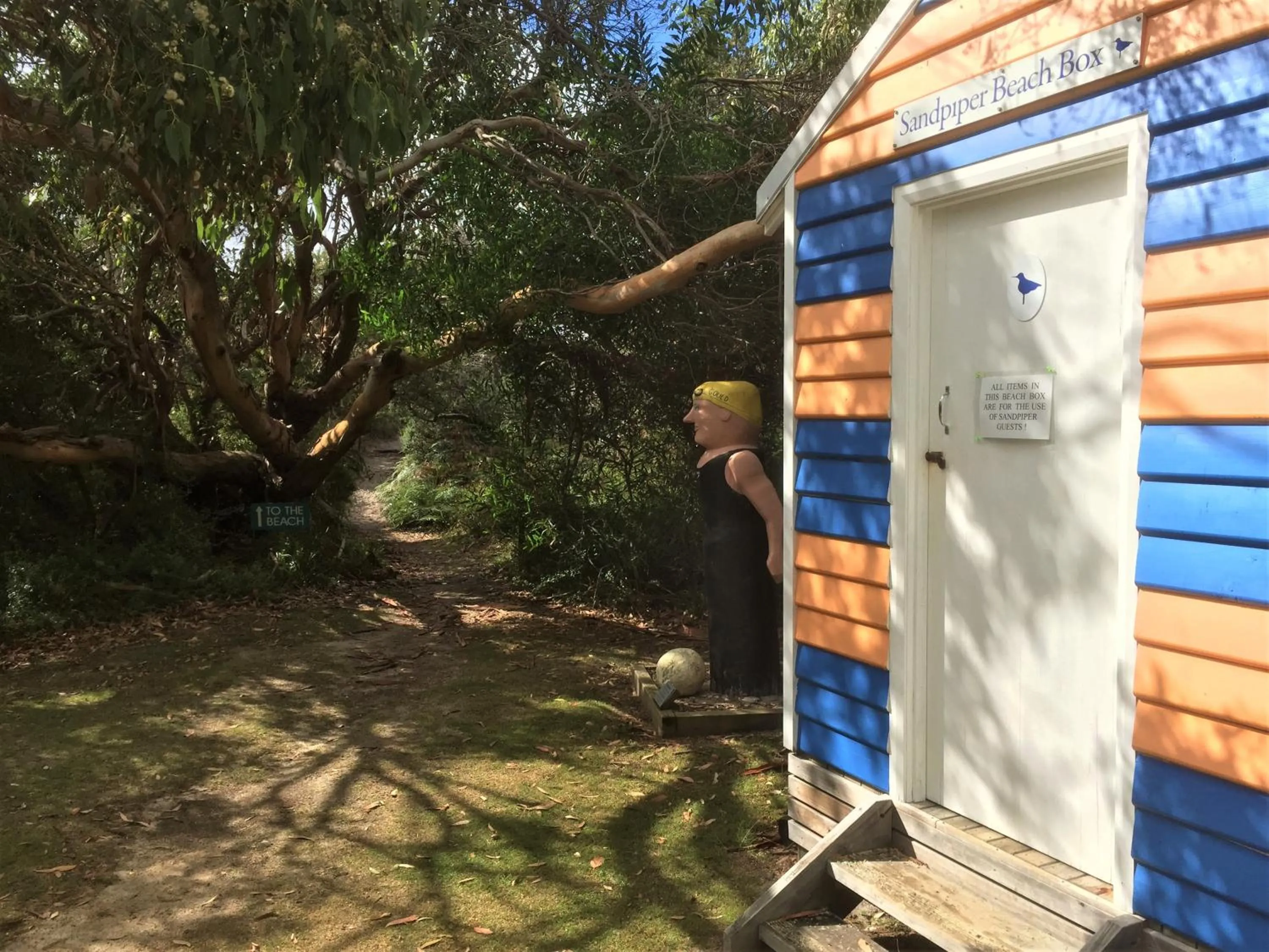 Garden in Sandpiper Ocean Cottages