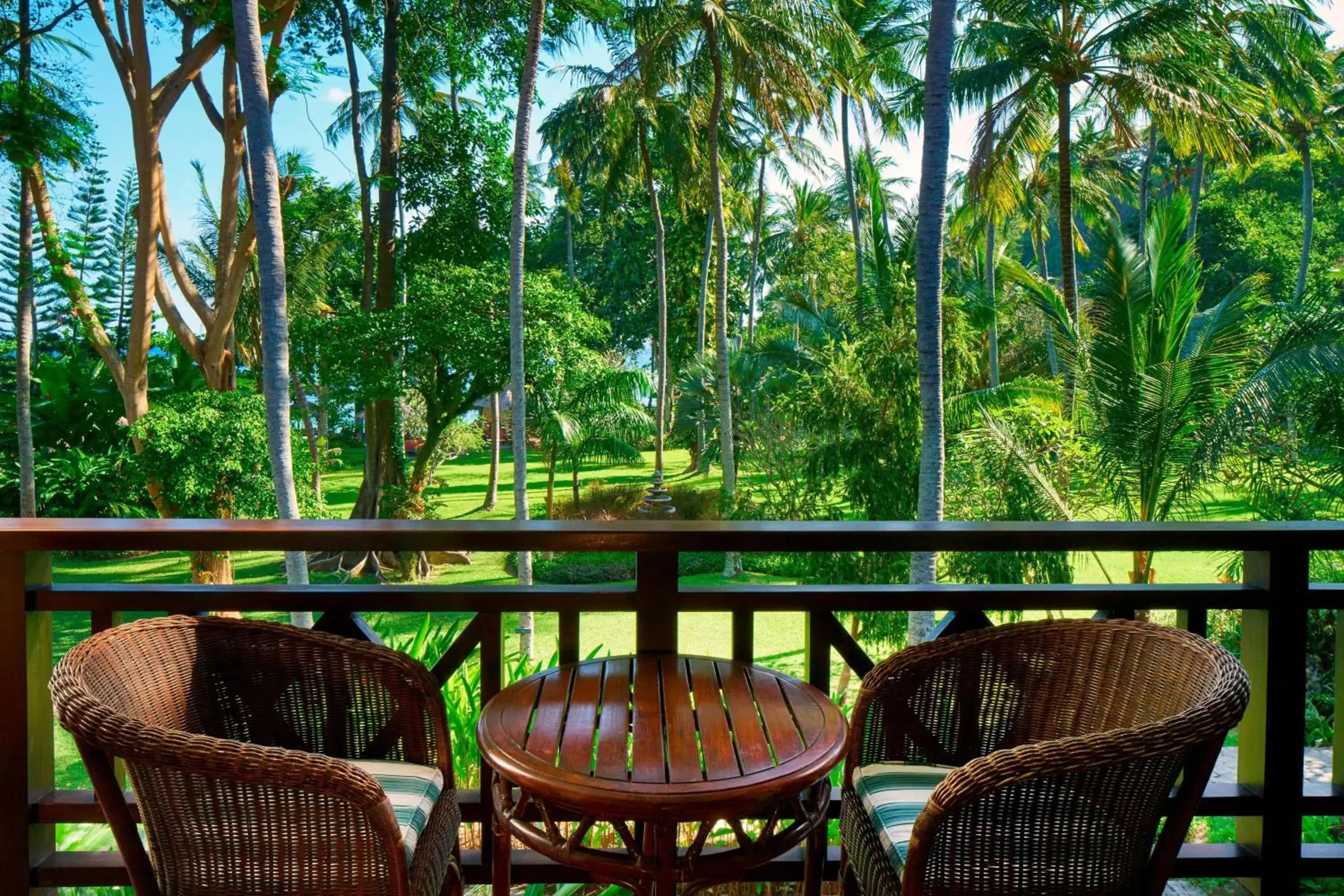 Photo of the whole room, Balcony/Terrace in Sheraton Senggigi Beach Resort