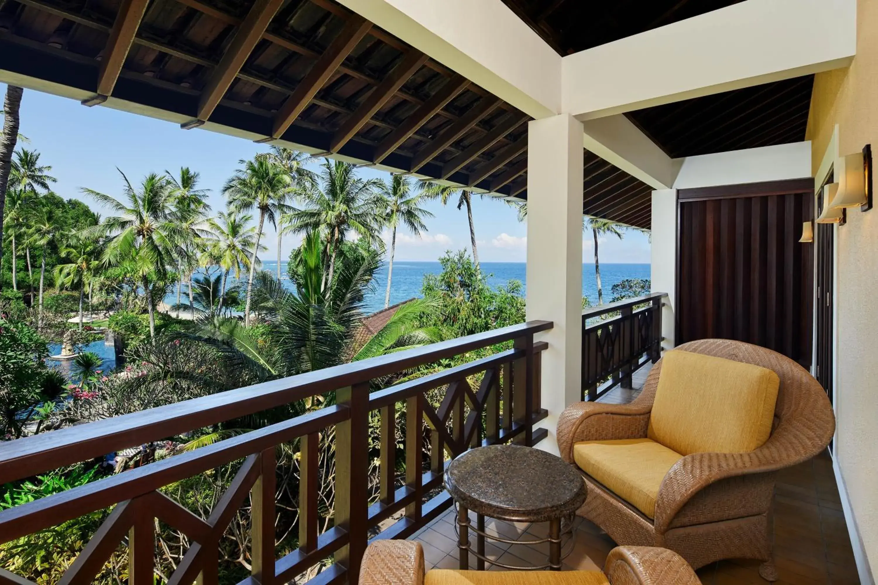 Bedroom, Balcony/Terrace in Sheraton Senggigi Beach Resort
