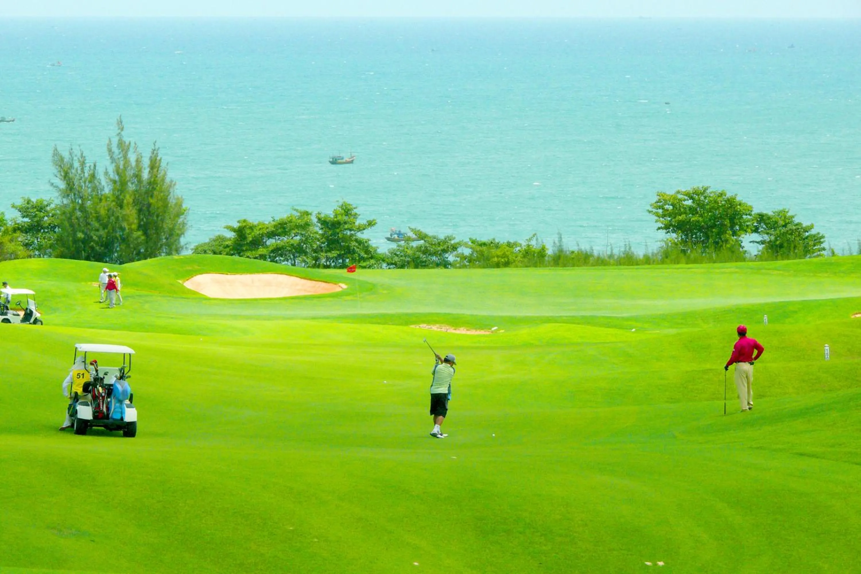 Golfcourse in Sea Links Beach Villa
