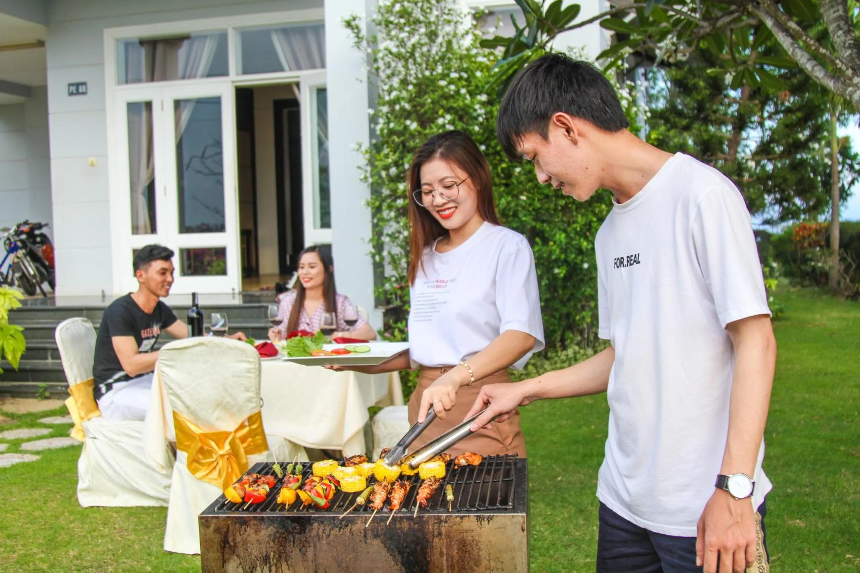 BBQ facilities in Sea Links Beach Villa