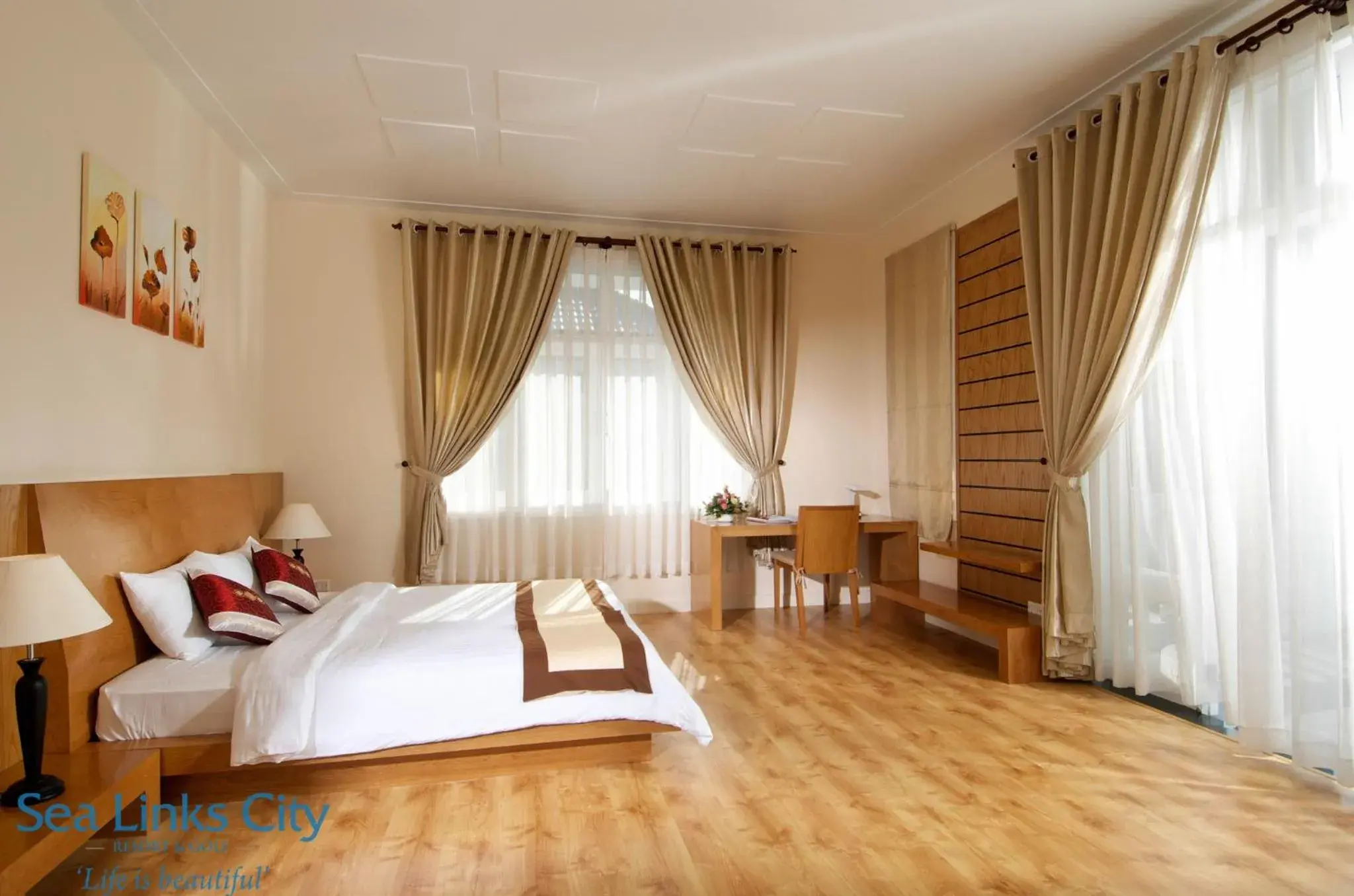 Bed in Sea Links Beach Villa Bed in Sea Links Beach Villa