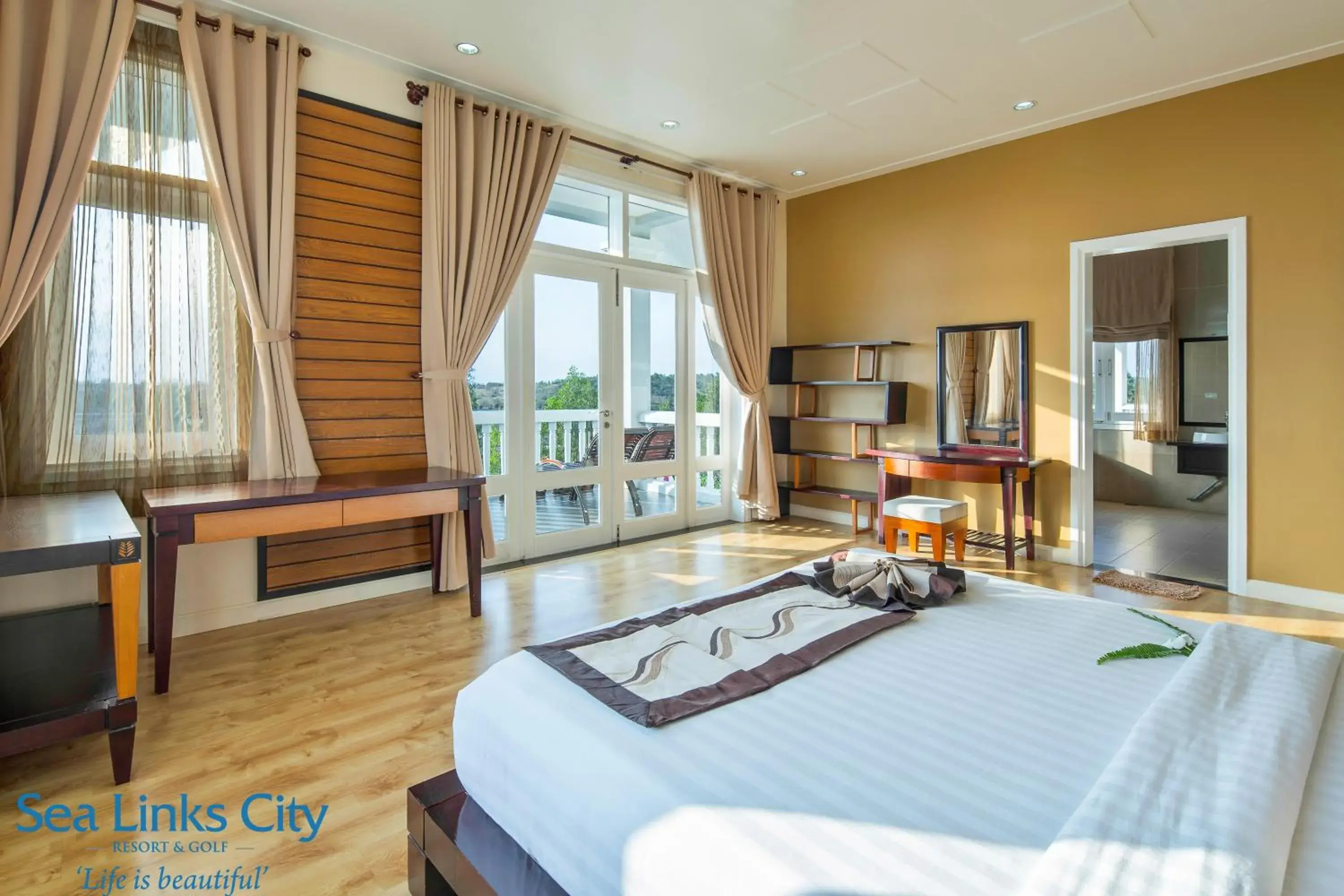 Bed in Sea Links Beach Villa Bed in Sea Links Beach Villa