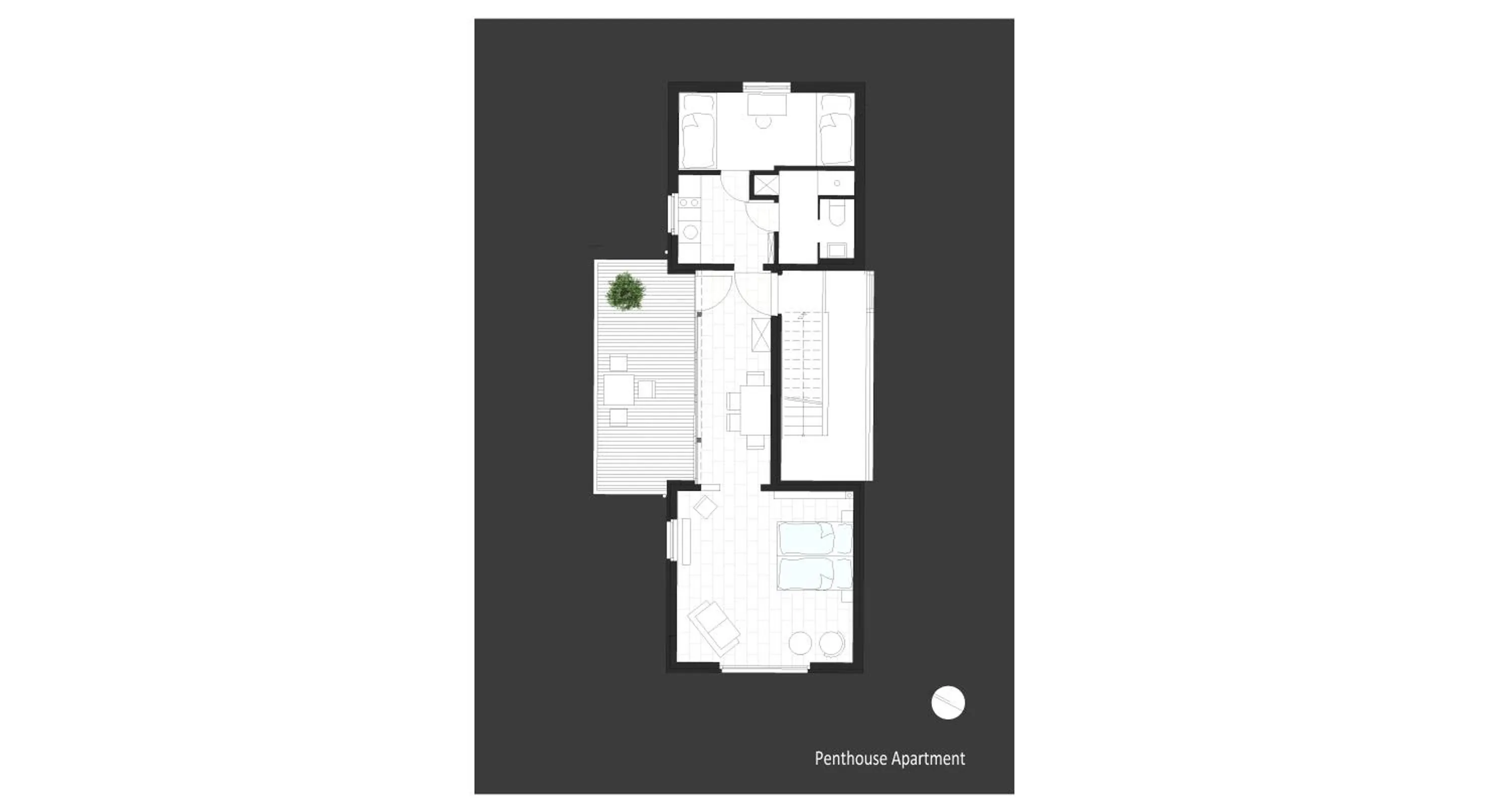 Floor plan in Hotel F-RITZ