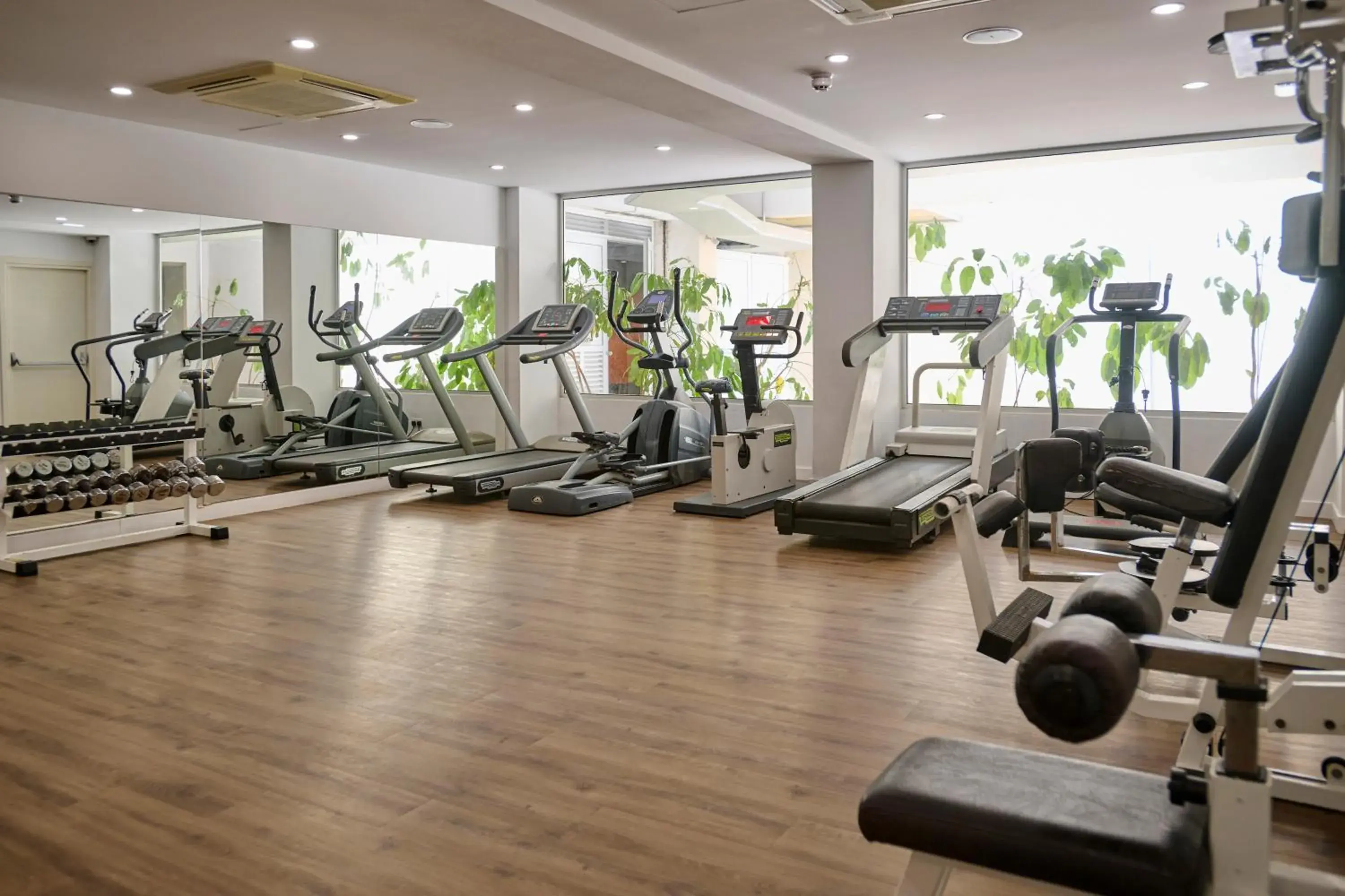 Fitness centre/facilities in Sunrise Oasis Hotel & Waterpark Fitness centre/facilities in Sunrise Oasis Hotel & Waterpark
