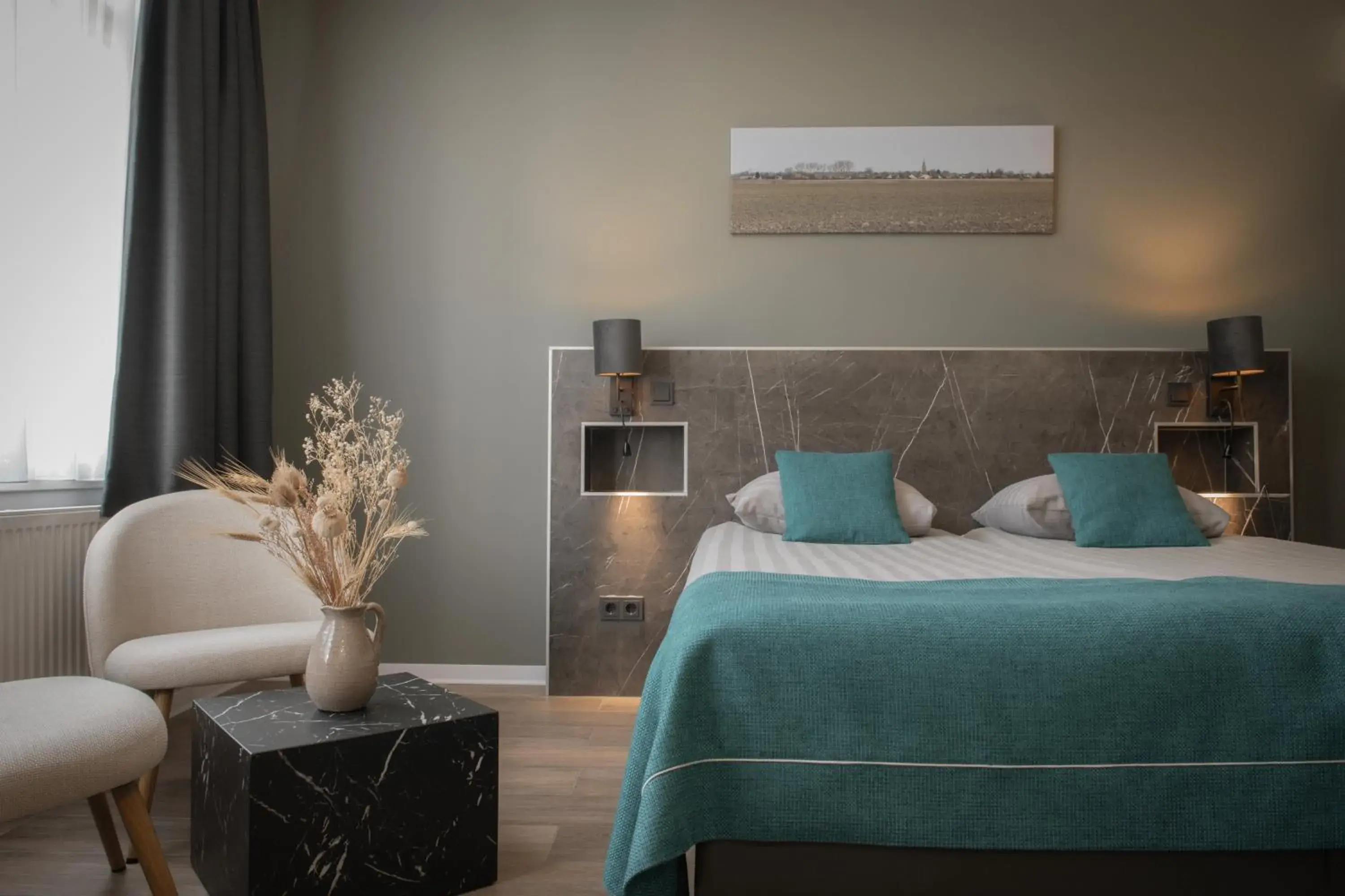 Twin Room with Terrace in Hotel Groede Twin Room with Terrace in Hotel Groede