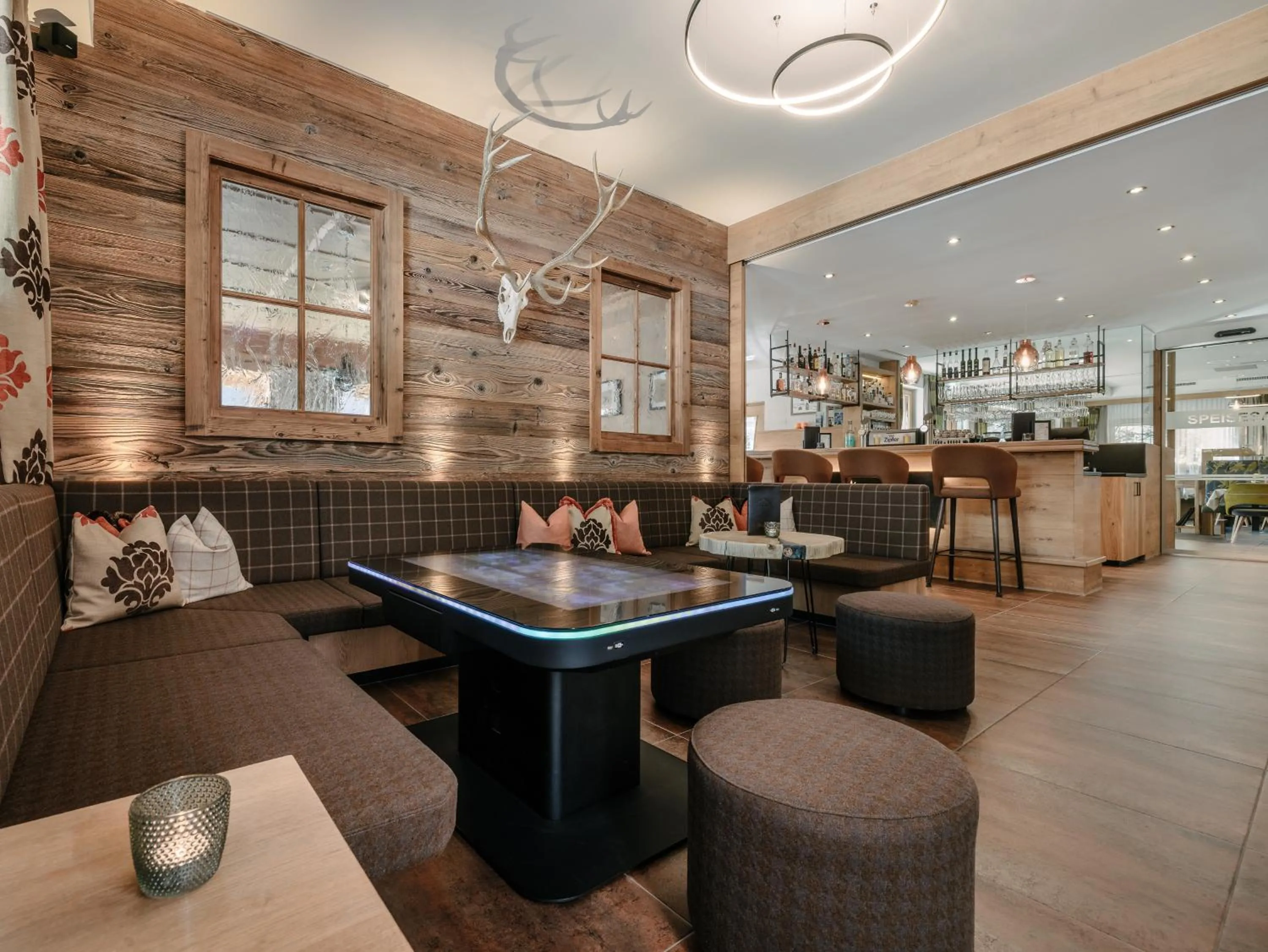 Lobby or reception in Alpinhotel Monte Superior - Silvretta Card Premium Betrieb