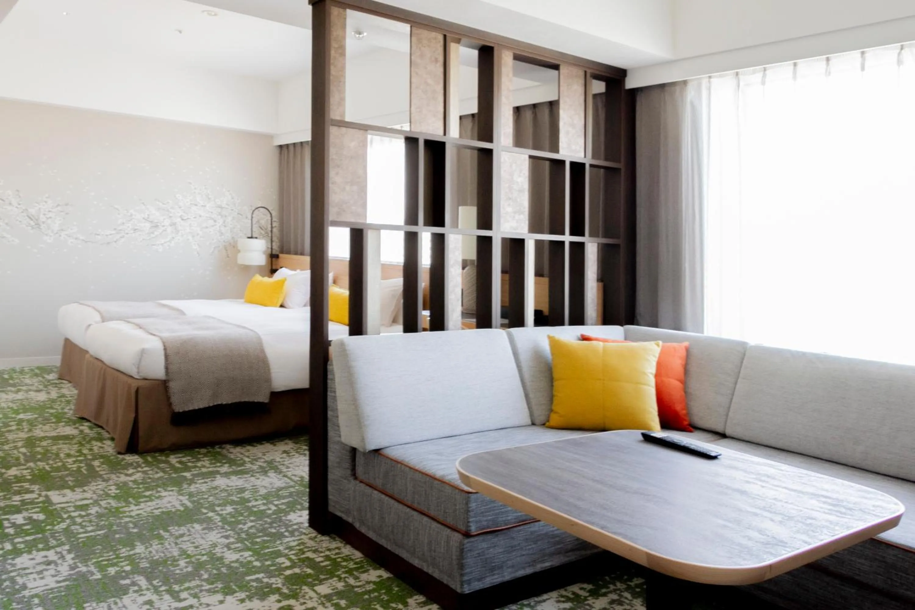 Bed in Hotel Terrace the Garden Mito