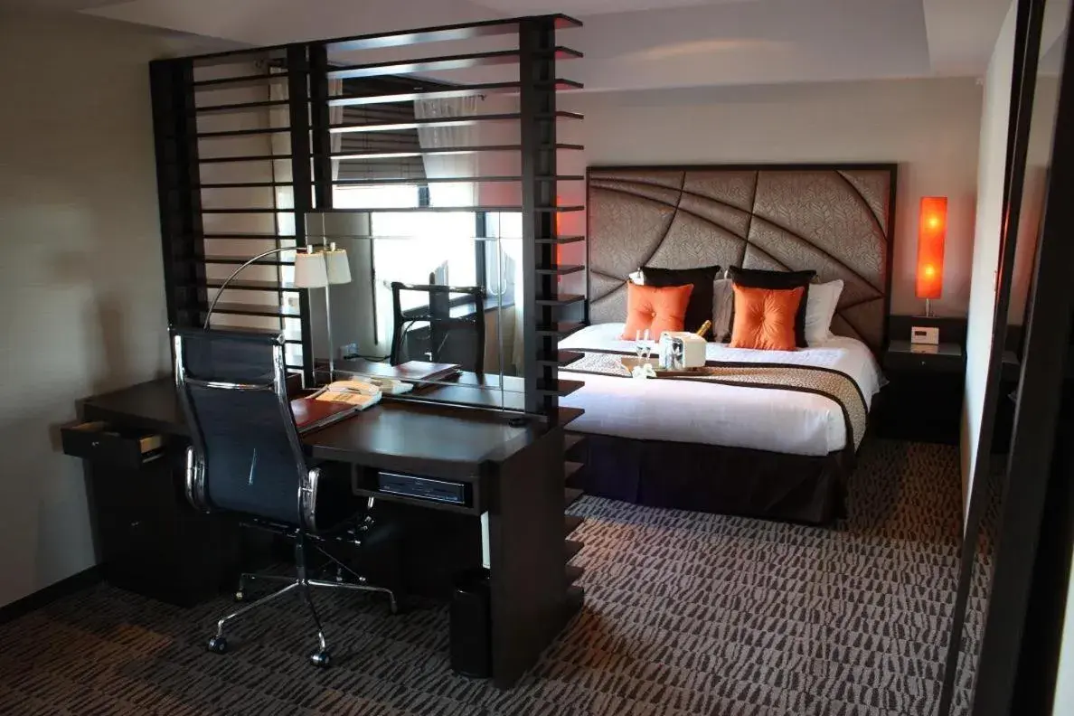 Bed in Hotel Terrace the Garden Mito Bed in Hotel Terrace the Garden Mito