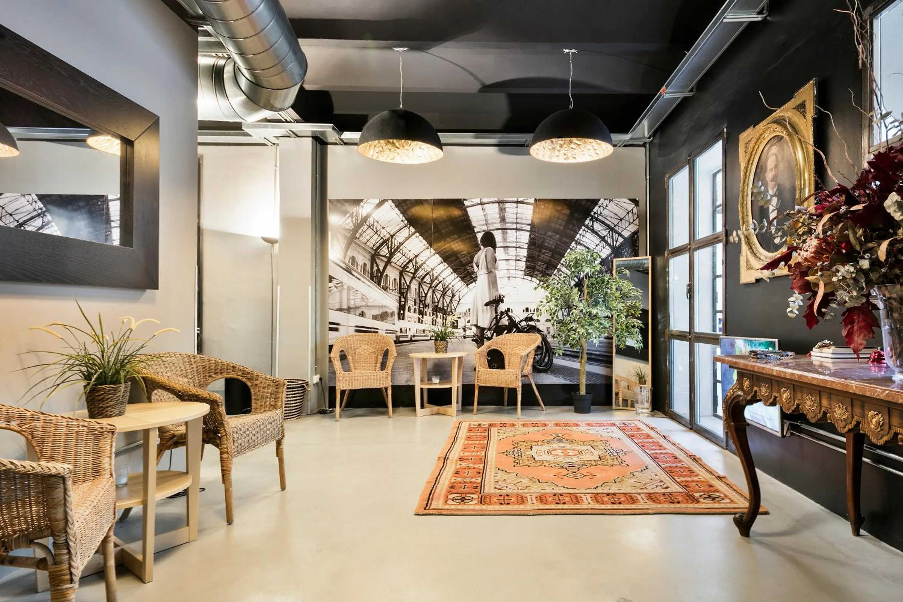 Lobby or reception in Fira Apartments by gaiarooms