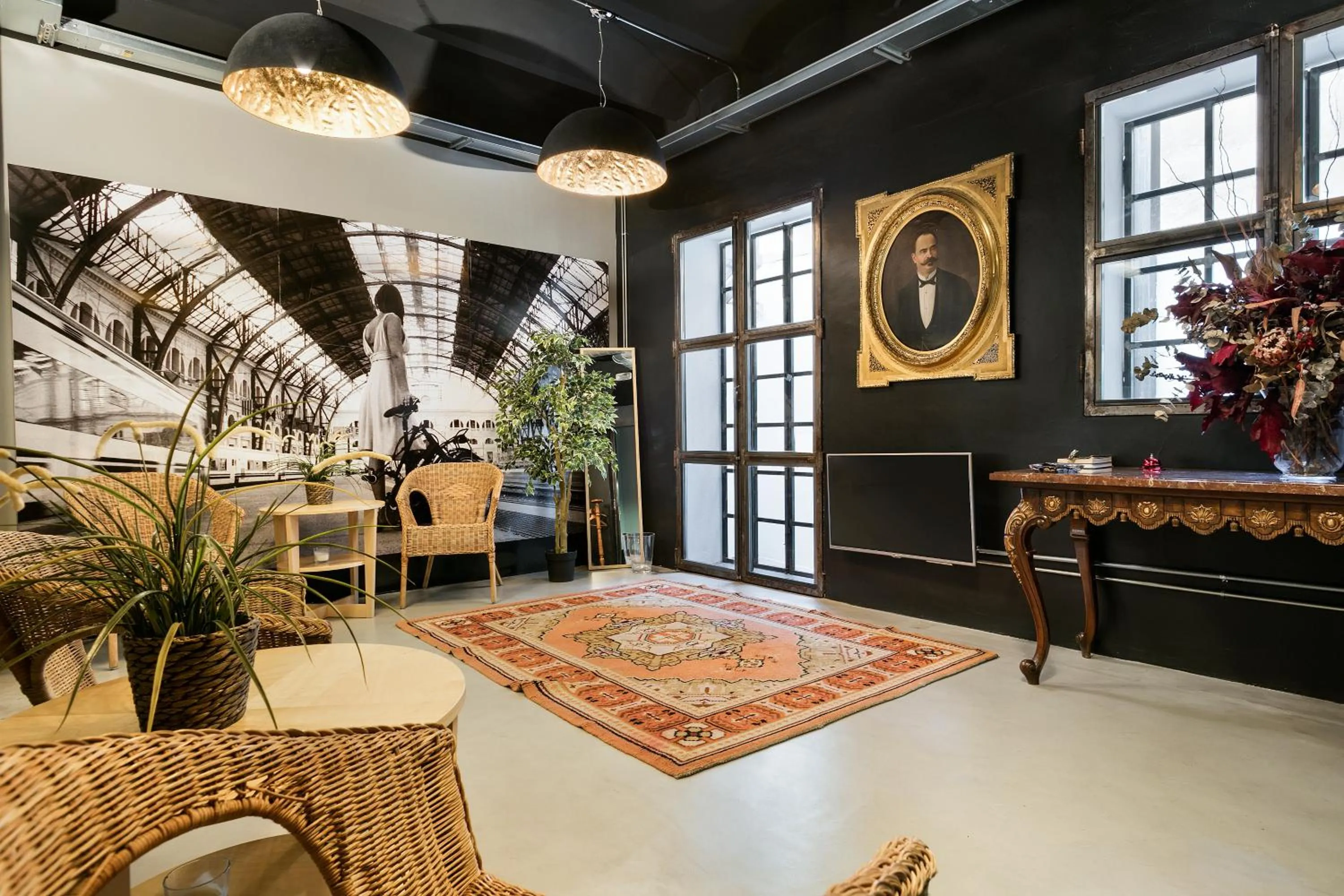 Lobby or reception in Fira Apartments by gaiarooms