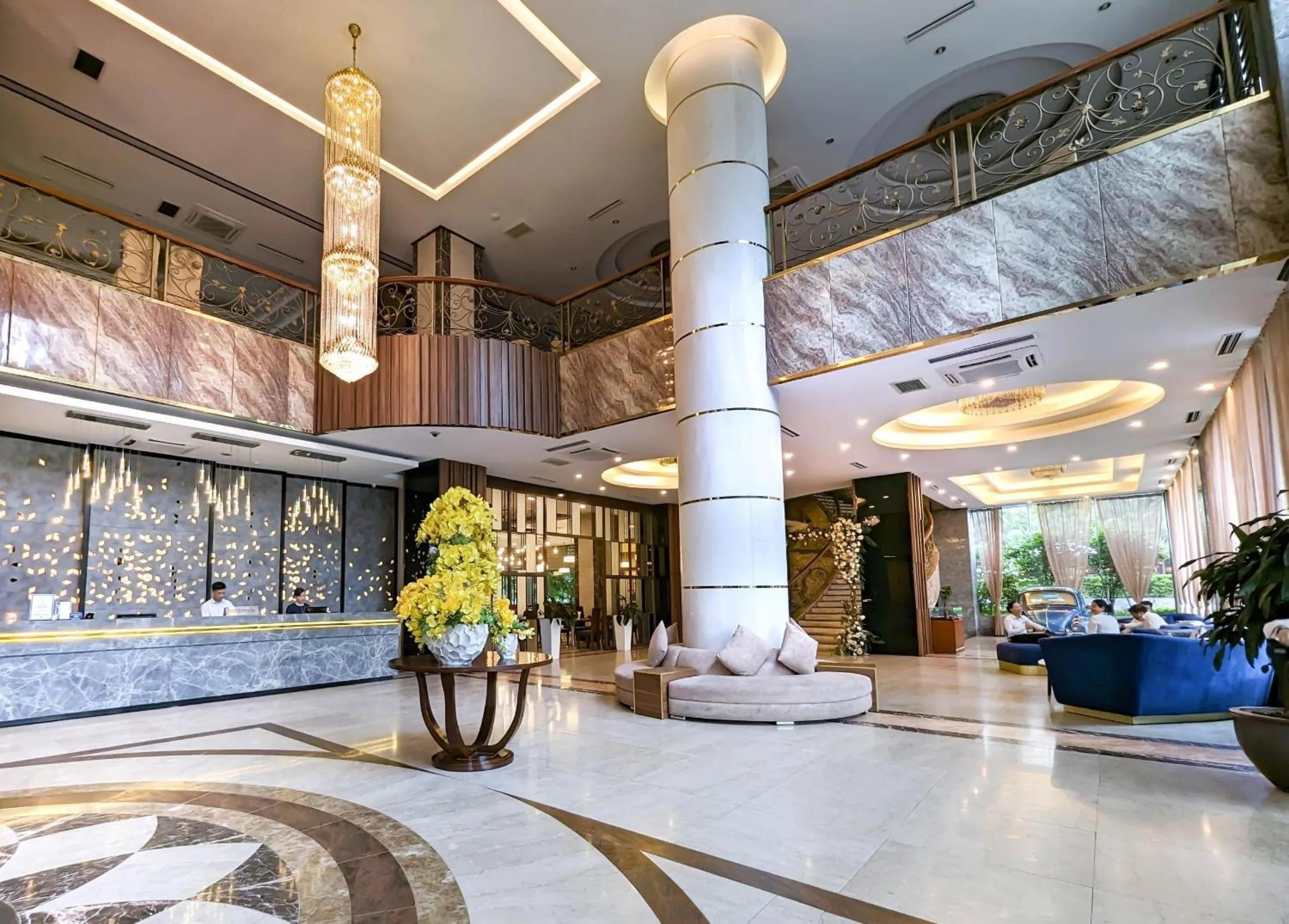 Lobby or reception in Muong Thanh Grand Xa La Hotel