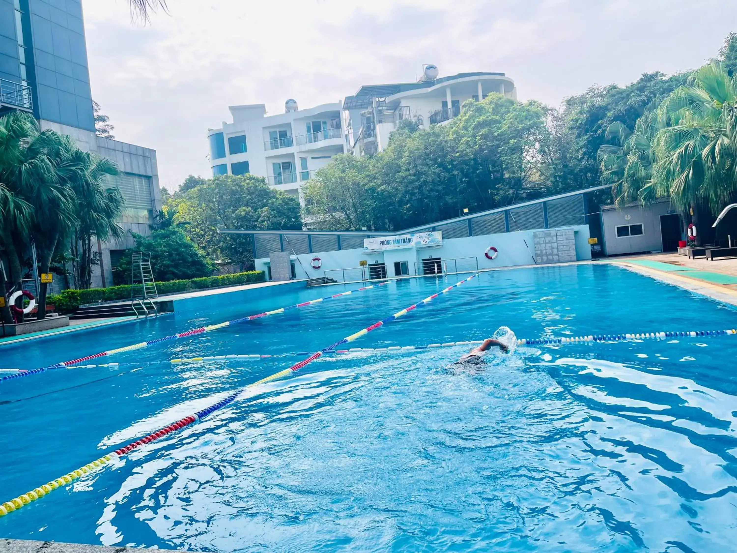 Swimming pool in Muong Thanh Grand Xa La Hotel Swimming pool in Muong Thanh Grand Xa La Hotel
