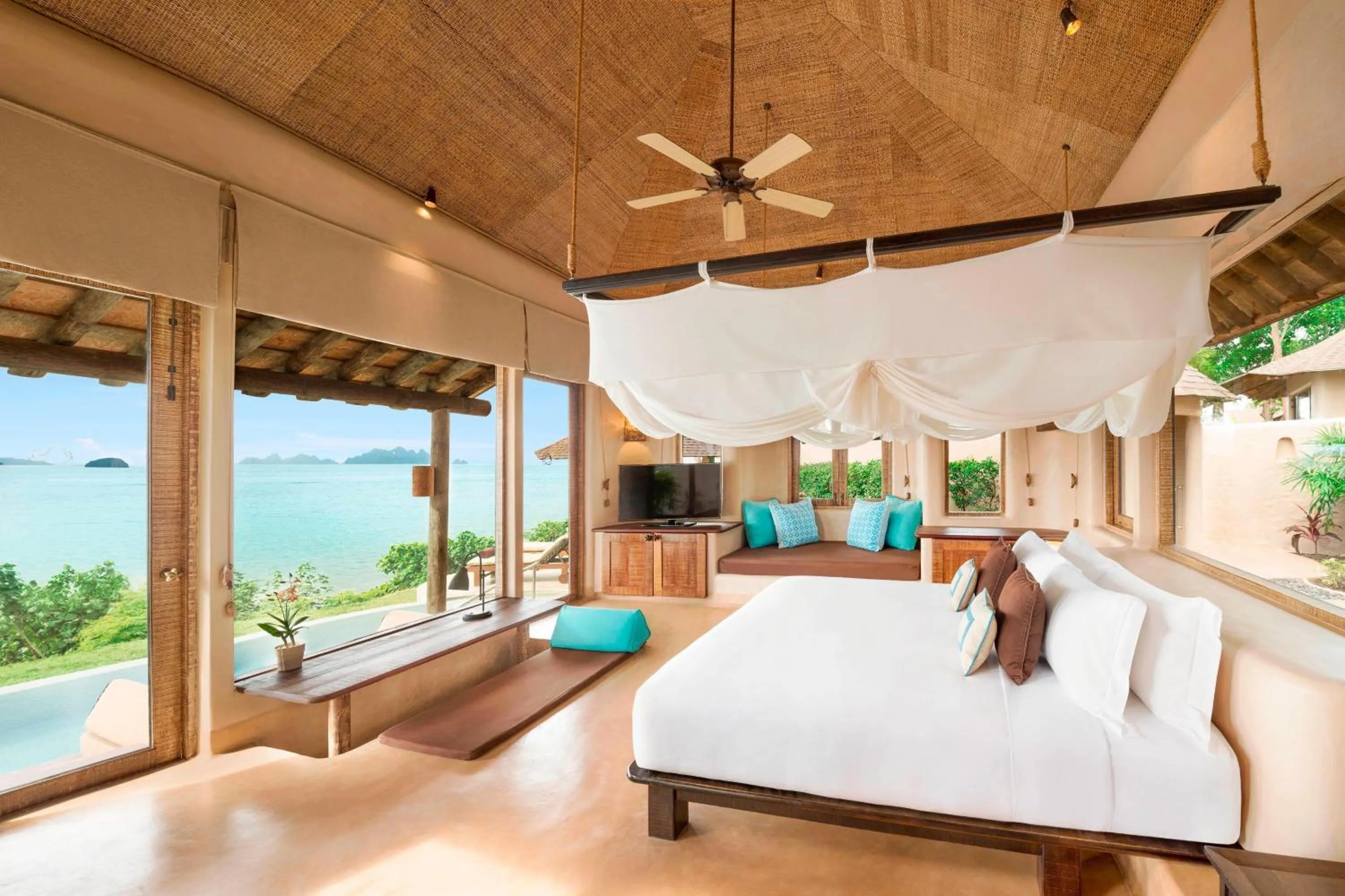 Bedroom, Bed in The Naka Island, a Luxury Collection Resort & Spa, Phuket