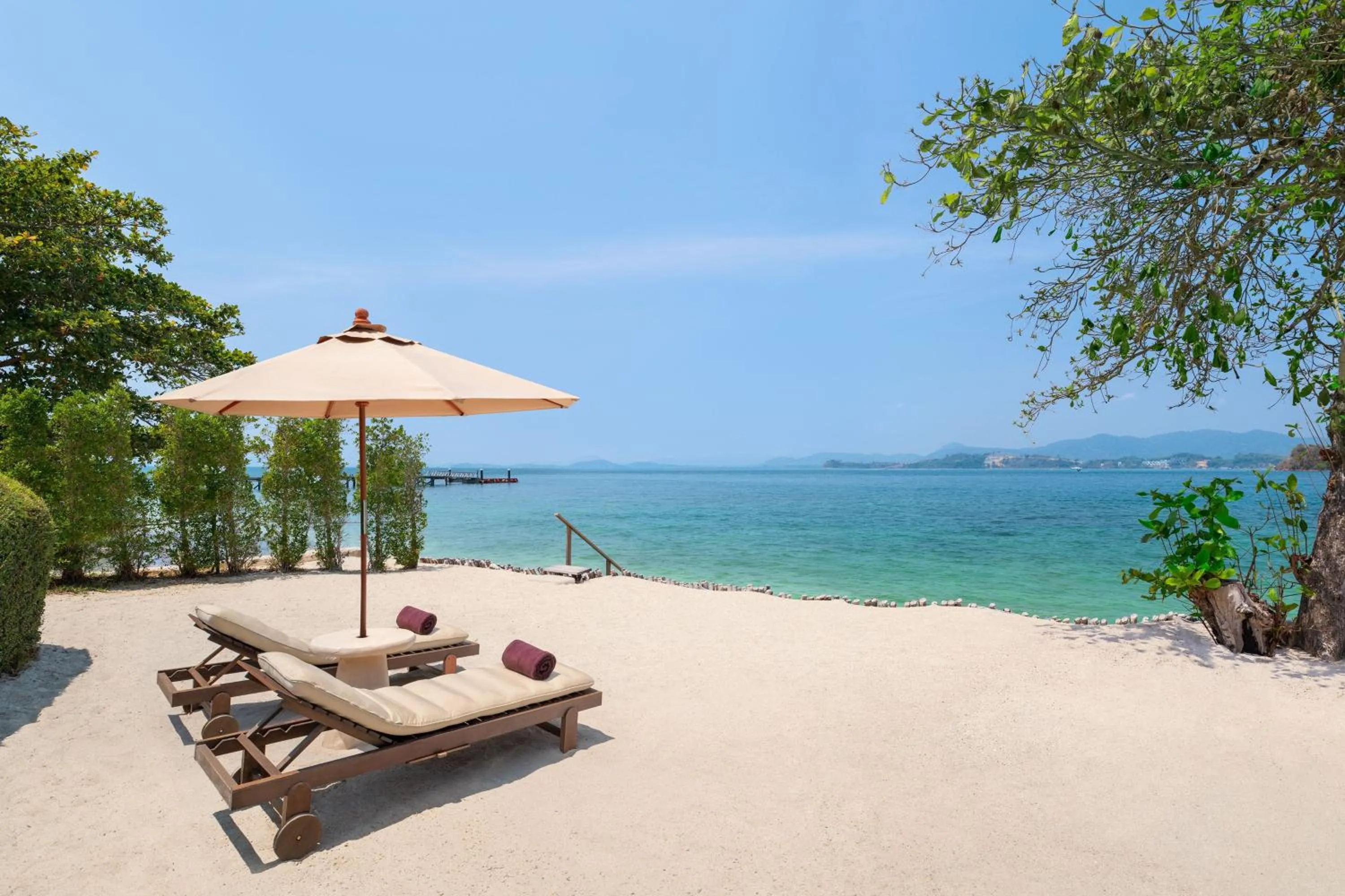 Beach in The Naka Island, a Luxury Collection Resort & Spa, Phuket