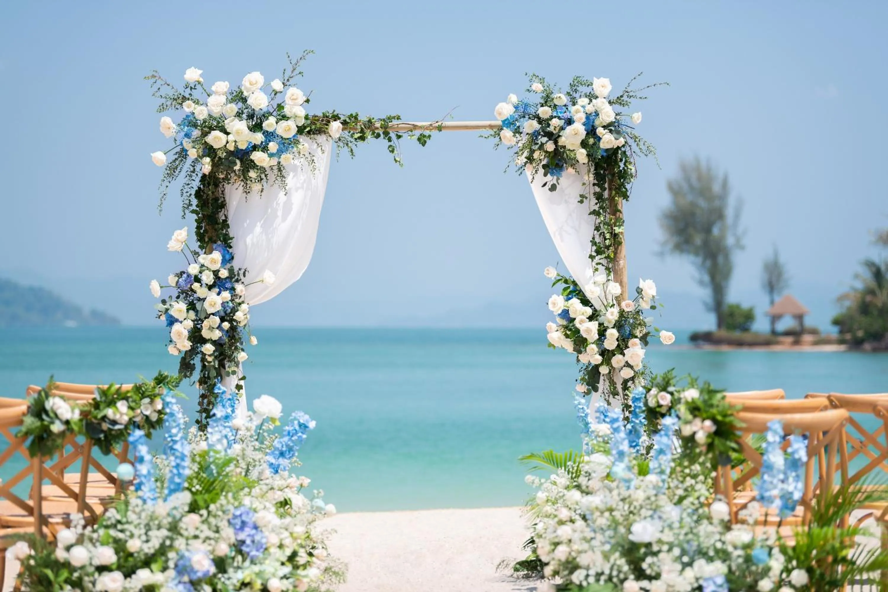 Beach in The Naka Island, a Luxury Collection Resort & Spa, Phuket