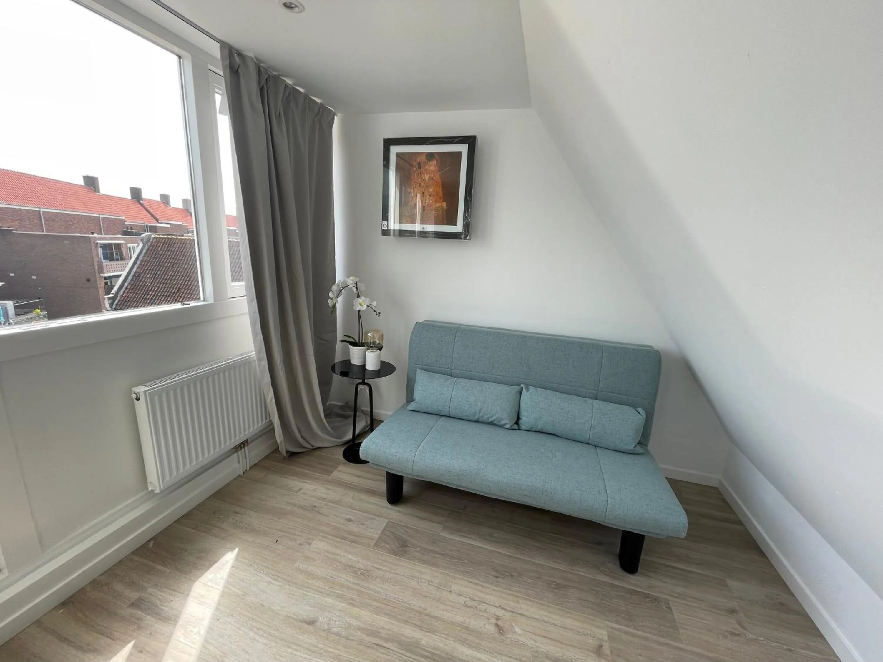Bedroom in The Roosevelt Apartments
