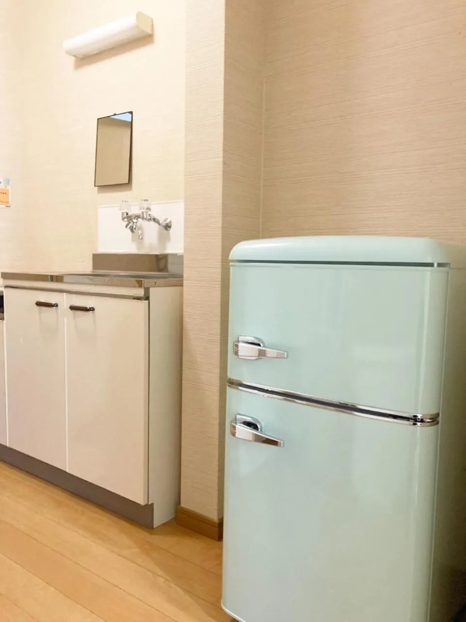 Kitchen or kitchenette in Seaside Pension Petit Shirahama