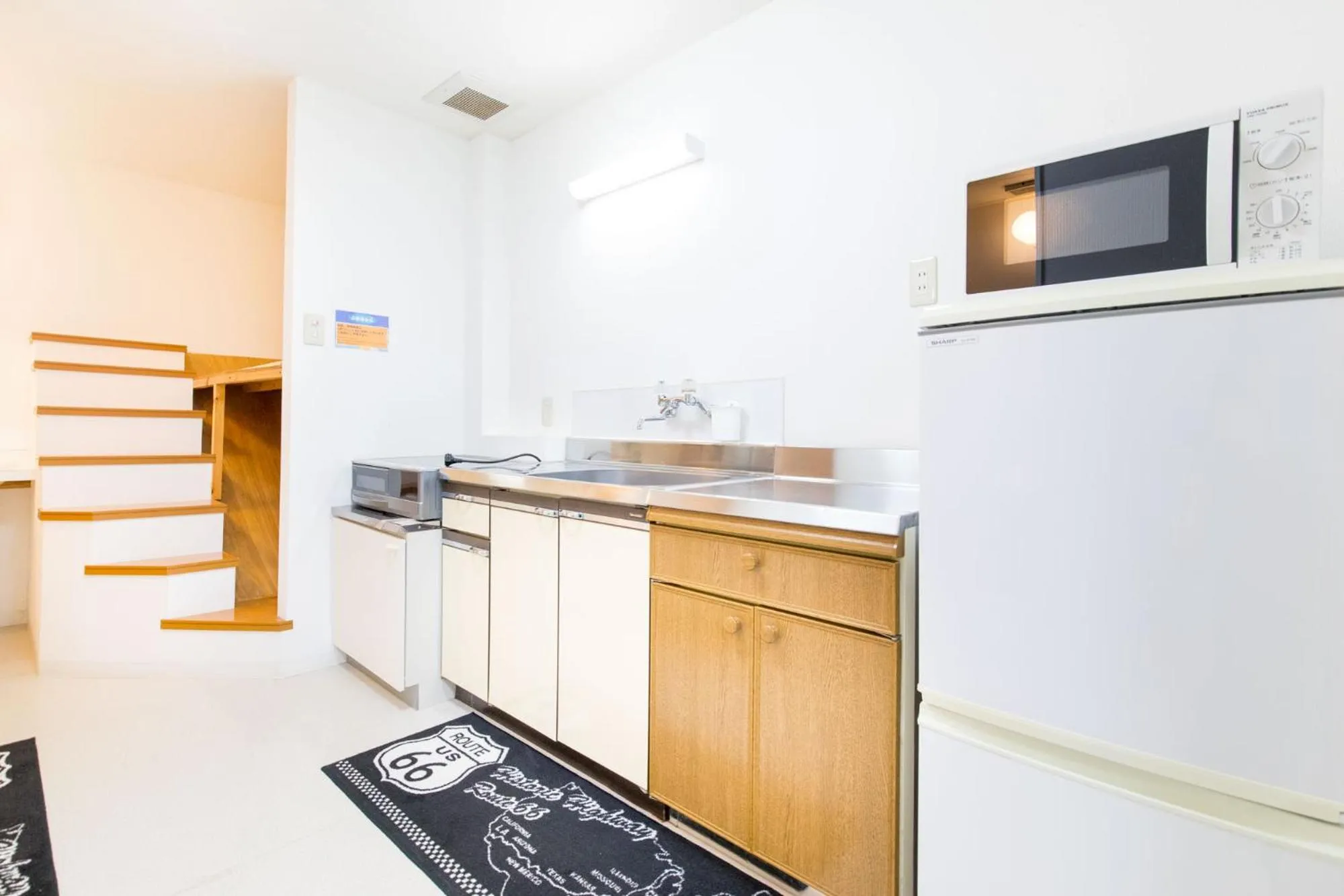 Kitchen or kitchenette in Seaside Pension Petit Shirahama